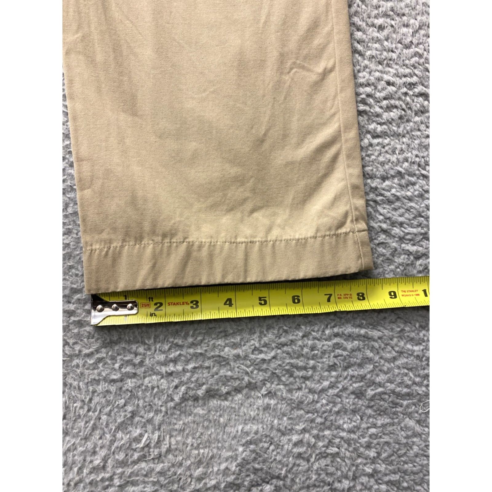 J.Crew VINTAGE J.CREW Men's Pants 36x30 Chino Straight Cotton Tan Office Casual Travel Size US 36 / EU 52 - 7 Thumbnail