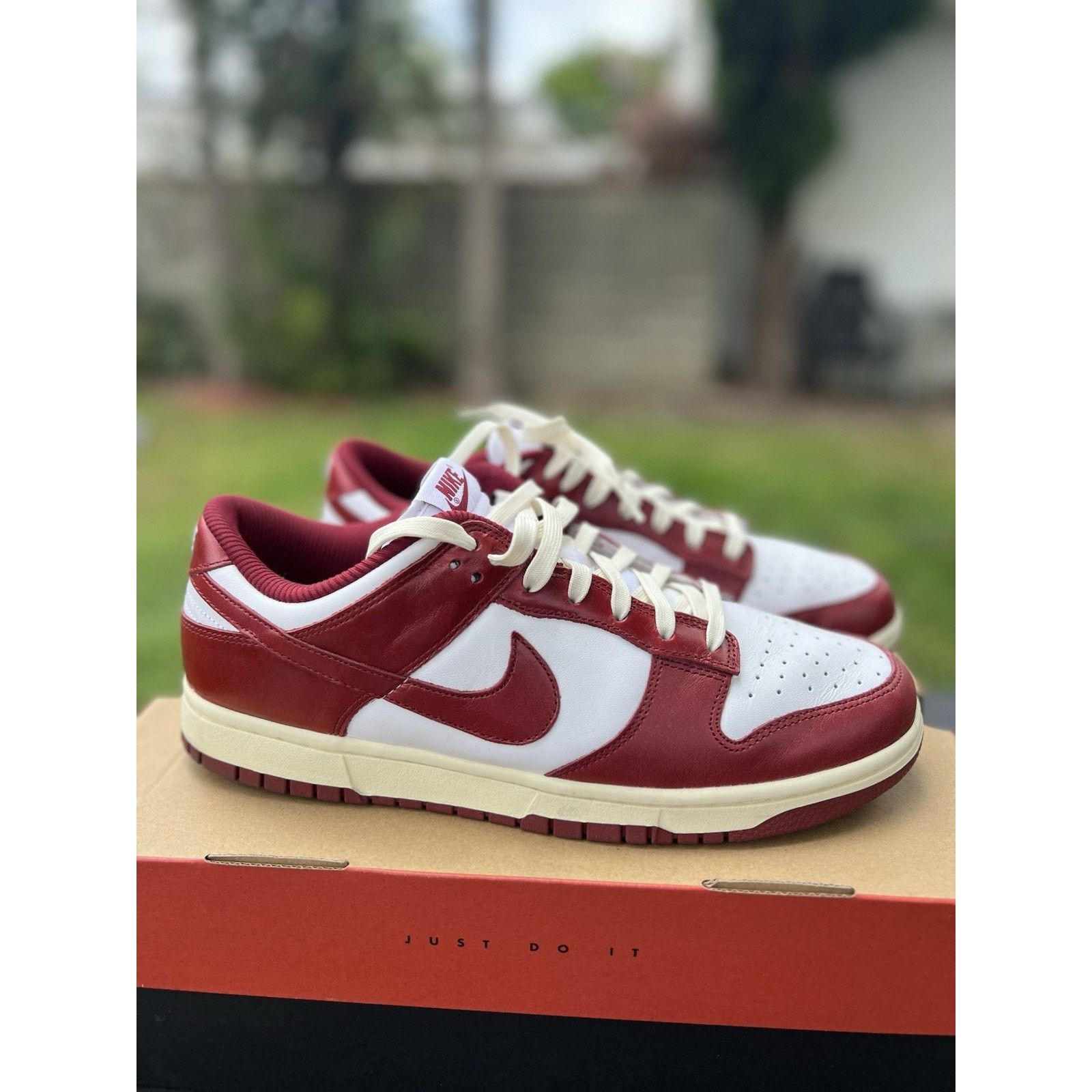Nike Dunk Low Premium Vintage Red FJ4555 100 Women’s Sz 12.5 Size US 12.5 / EU 45-46 - 1 Thumbnail