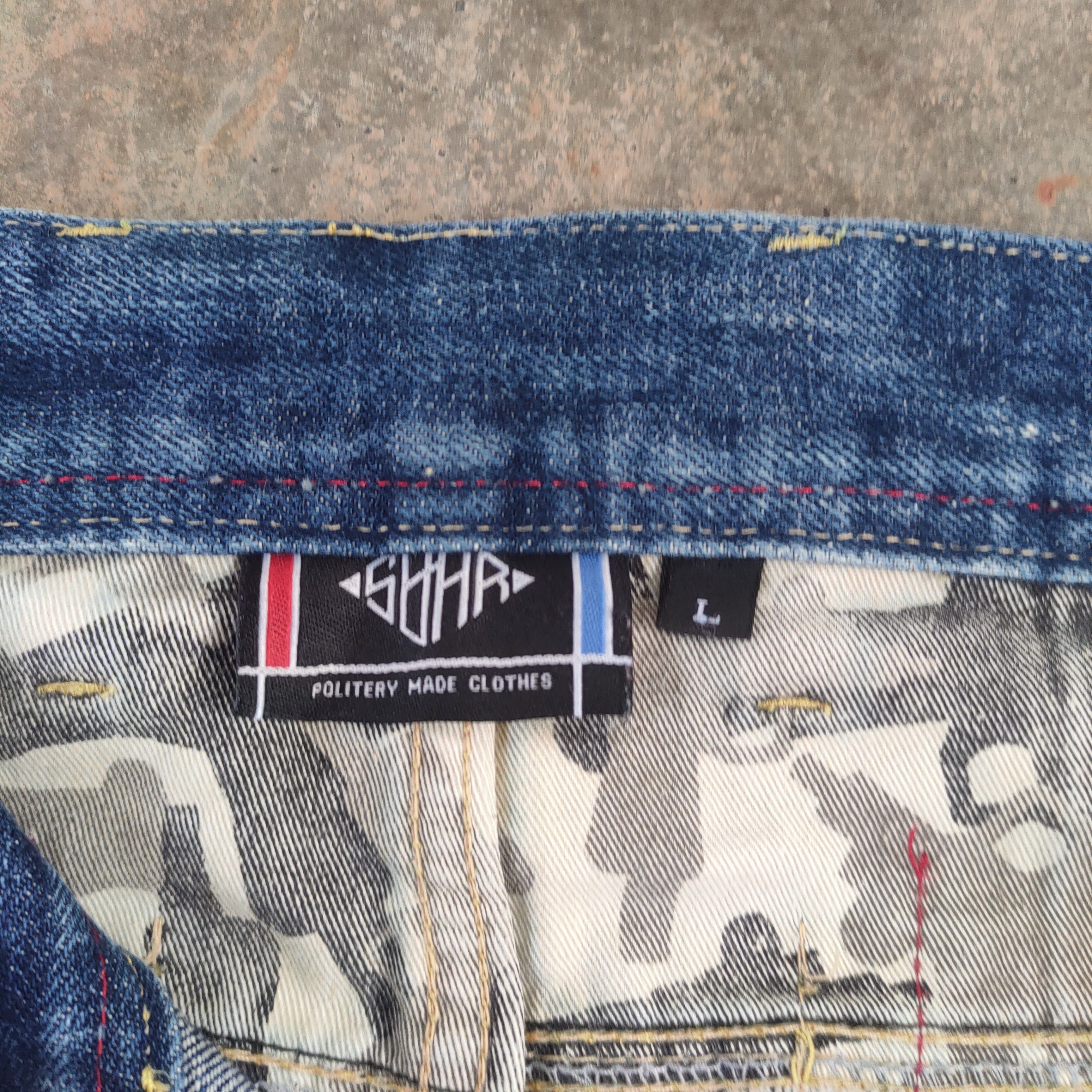 Jean × Vintage W34 VINTAGE JAPANESE FADED DISTRESSED JEAN PANTS Size US 34 / EU 50 - 8 Thumbnail