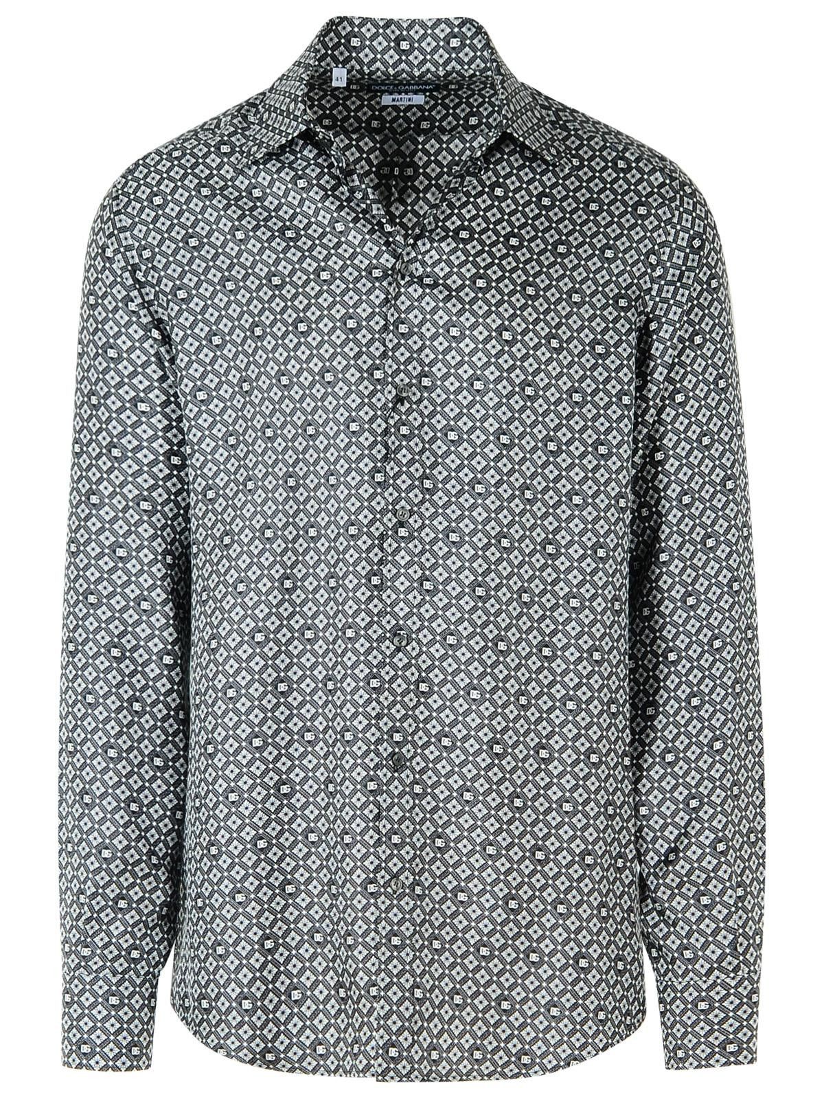 Dolce & Gabbana DOLCE & GABBANA Black Silk Shirt Size US L / EU 52-54 / 3 - 1 Thumbnail