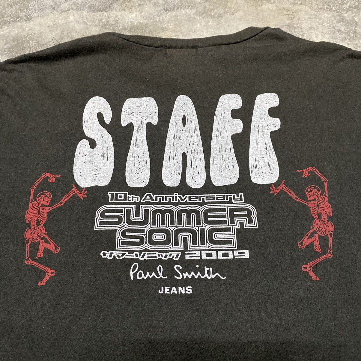 Band Tees × Paul Smith STAFF ONLY💥 PAUL SMITH SUMMER SONIC 10th ANNIVERSARY T SHIRT Size US XL / EU 56 / 4 - 9 Thumbnail