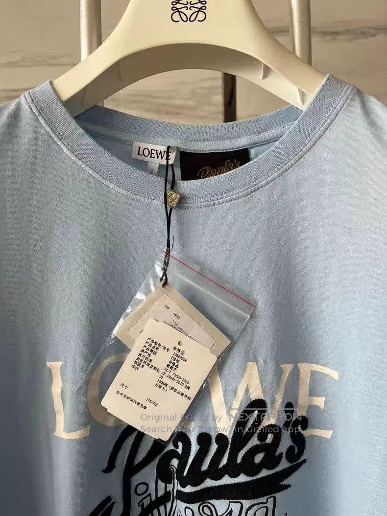 Loewe Loewe Blue Short Sleeve Size L / US 10 / IT 46 - 6 Thumbnail