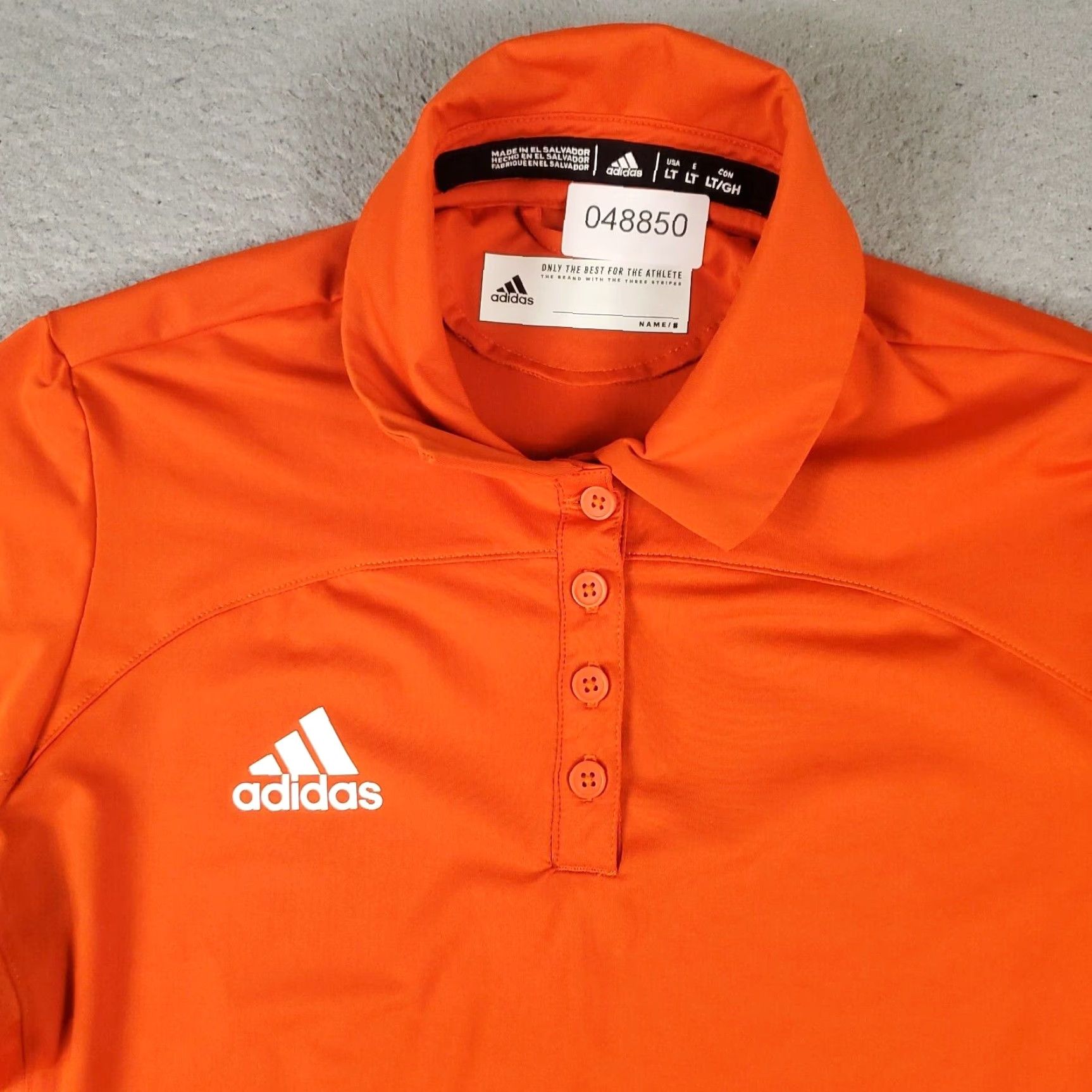 Adidas Adidas Polo Shirt Womens Size LT Orange Casual Golf Ladies Short Sleeve Size L / US 10 / IT 46 - 2 Thumbnail