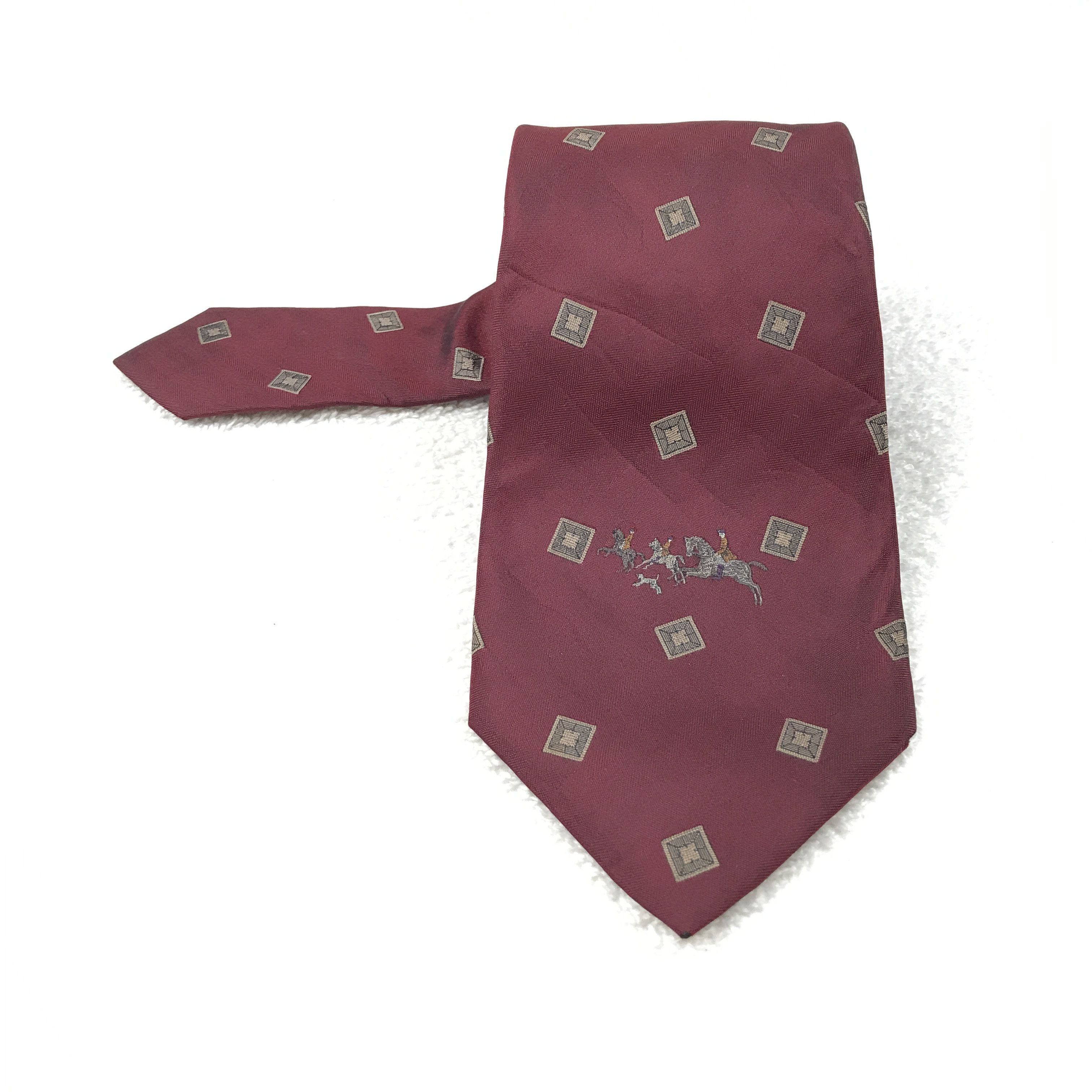 DAKS × Designer × Vintage Vintage Daks Silk Necktie Size ONE SIZE - 1 Thumbnail