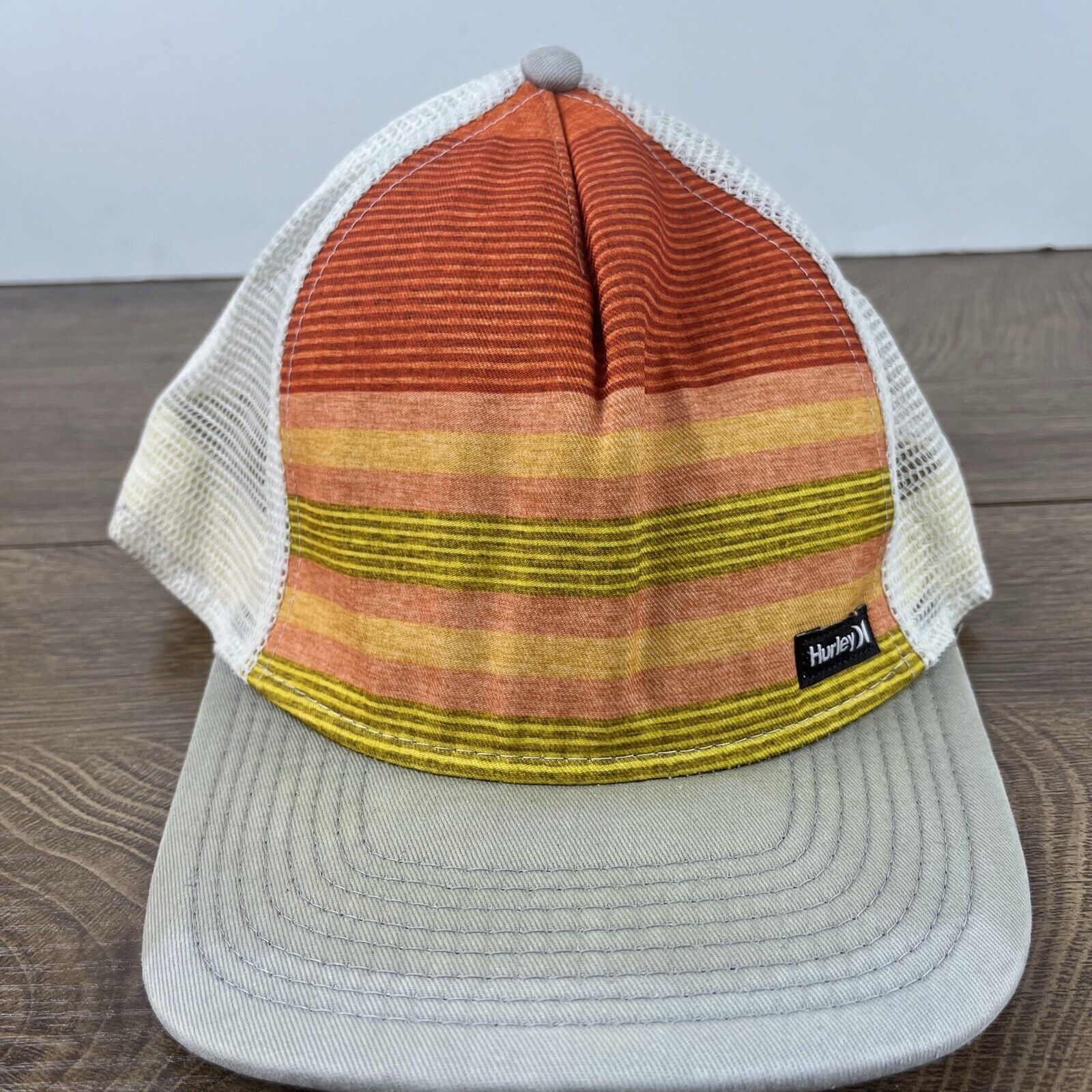 Hurley Hurley Snapback Hat Cap Snapback Hat Orange Adjustable Hat A Size ONE SIZE - 3 Thumbnail