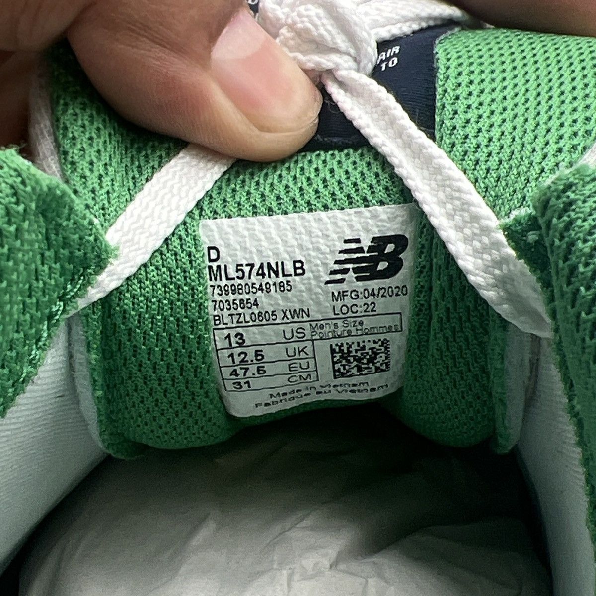 New Balance 574 varsity green indigo Size US 13 / EU 46 - 9 Thumbnail