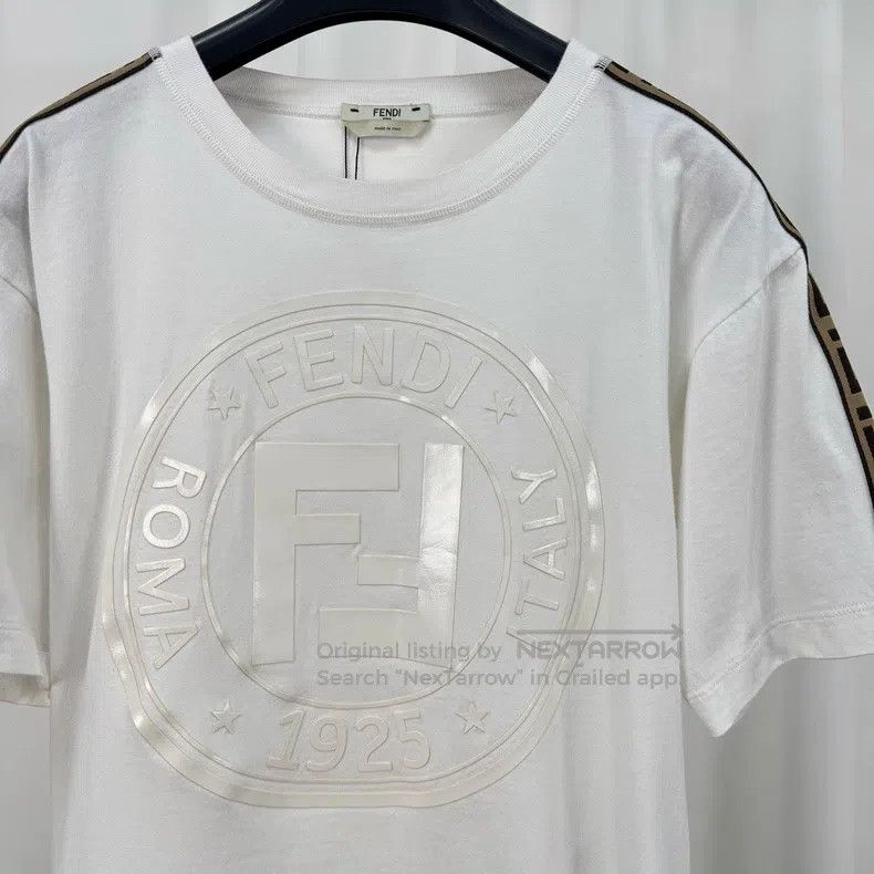 Fendi Fendi Monogram Tape Letter Short Sleeve Size XXS / US 00 / IT 34 - 3 Thumbnail
