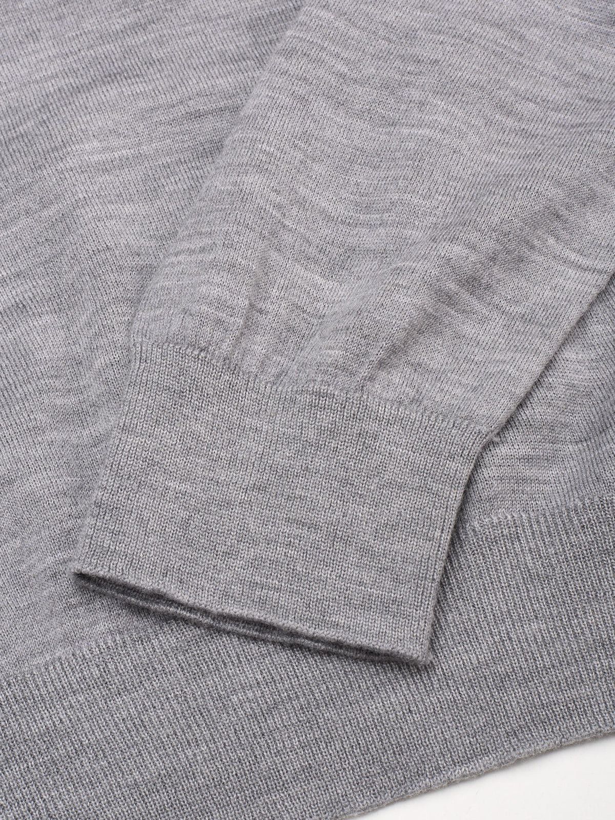 Johnstons Of Elgin JOHNSTONS of Elgin Gray Wool Crewneck Sweater Size US XL / EU 56 / 4 - 5 Thumbnail