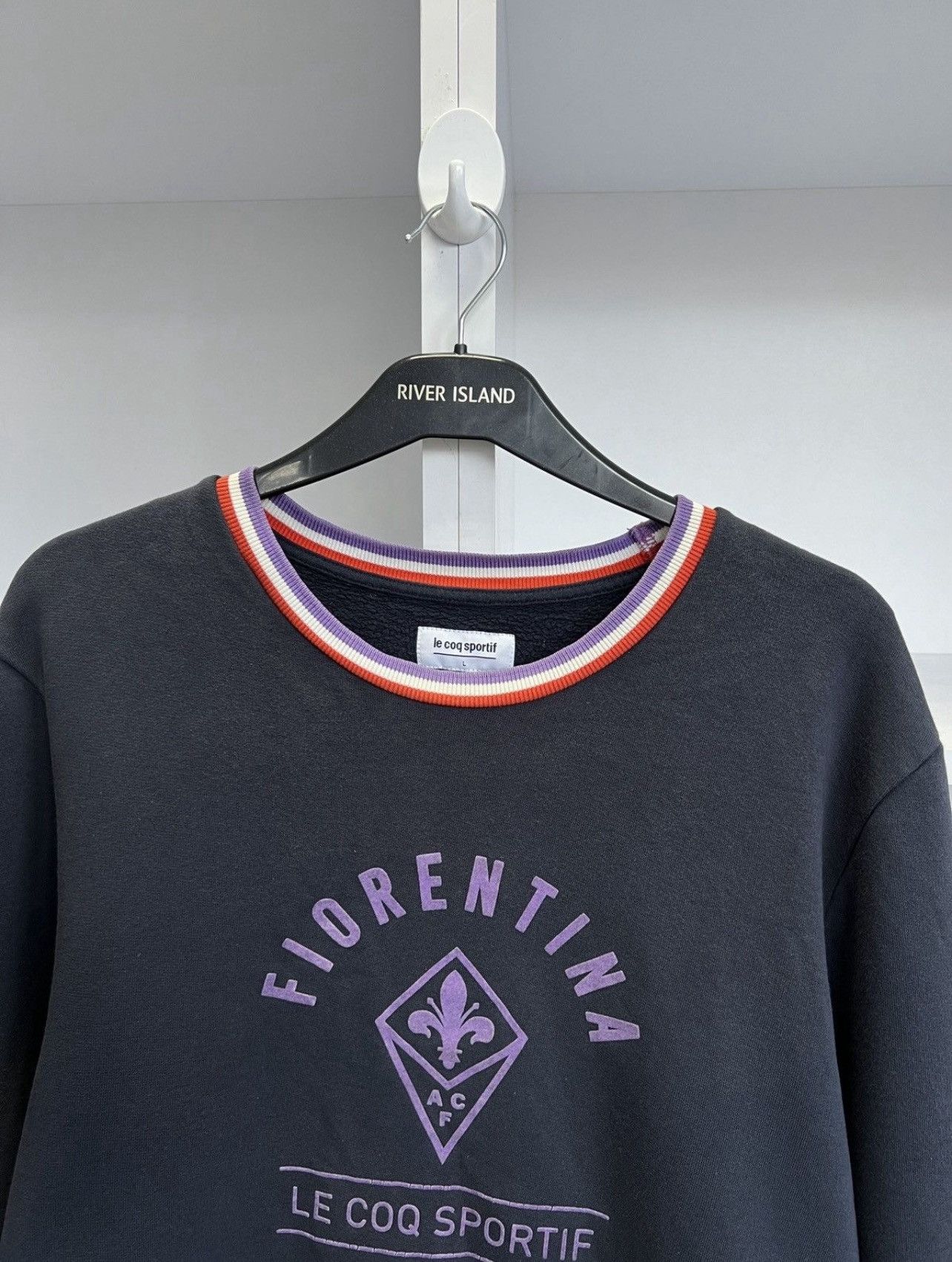 Le Coq Sportif Vintage Le Coq Sportif Fiorentina Football Sweatshirt Size US L / EU 52-54 / 3 - 9 Thumbnail