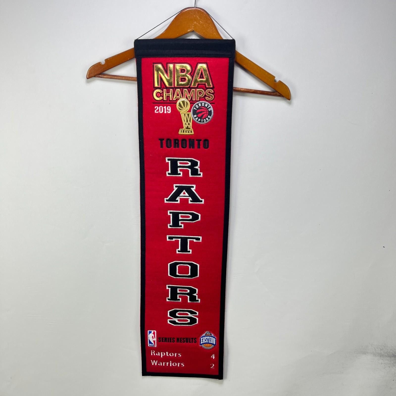 Other Toronto Raptors 2019 NBA Champs Embroidered Heritage Banner Size ONE SIZE - 1 Thumbnail