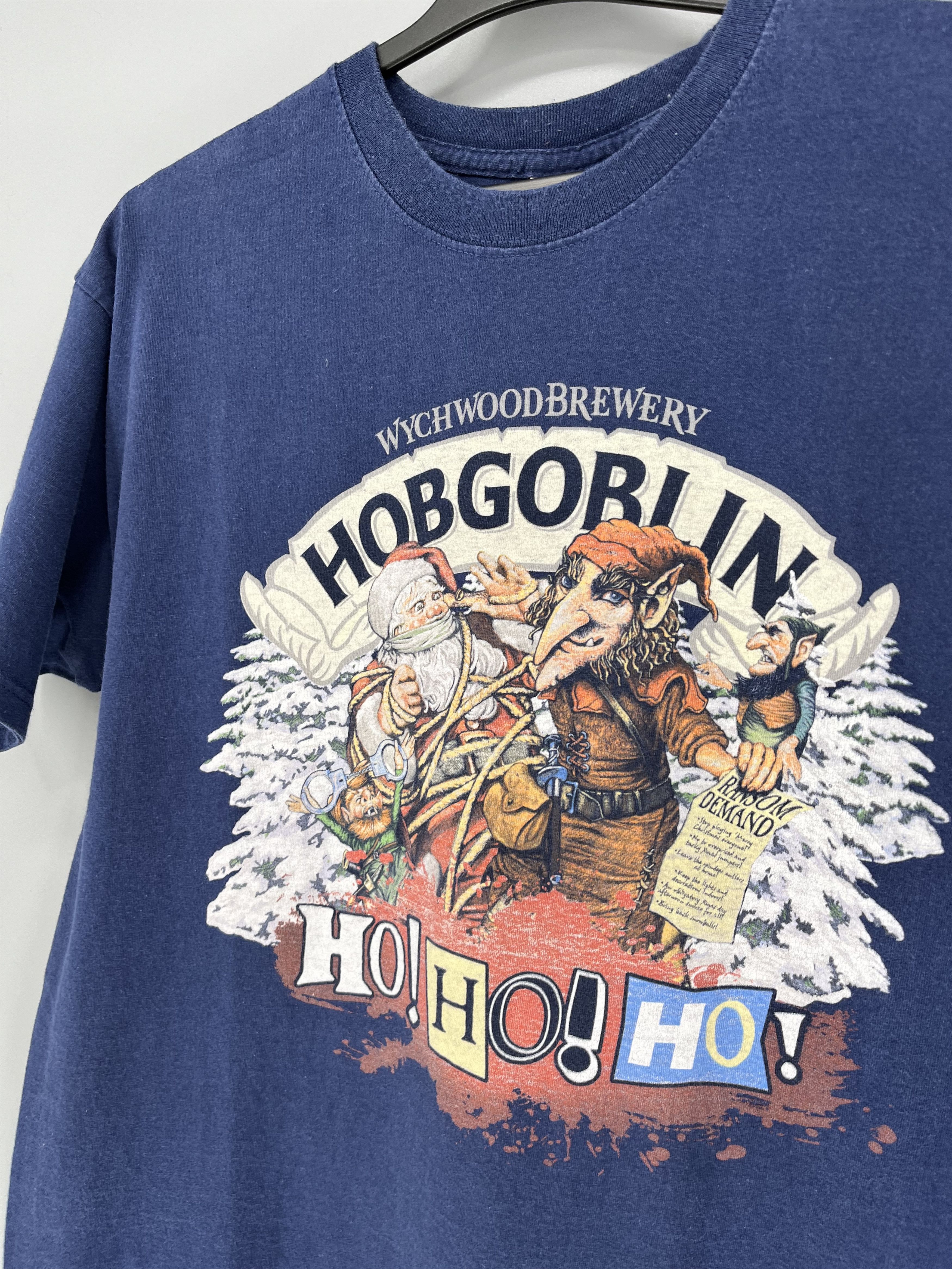 Vintage Vintage 90s Wychwood Brewery Hobgoblin T-shirt Men’s Size L Size US L / EU 52-54 / 3 - 7 Thumbnail