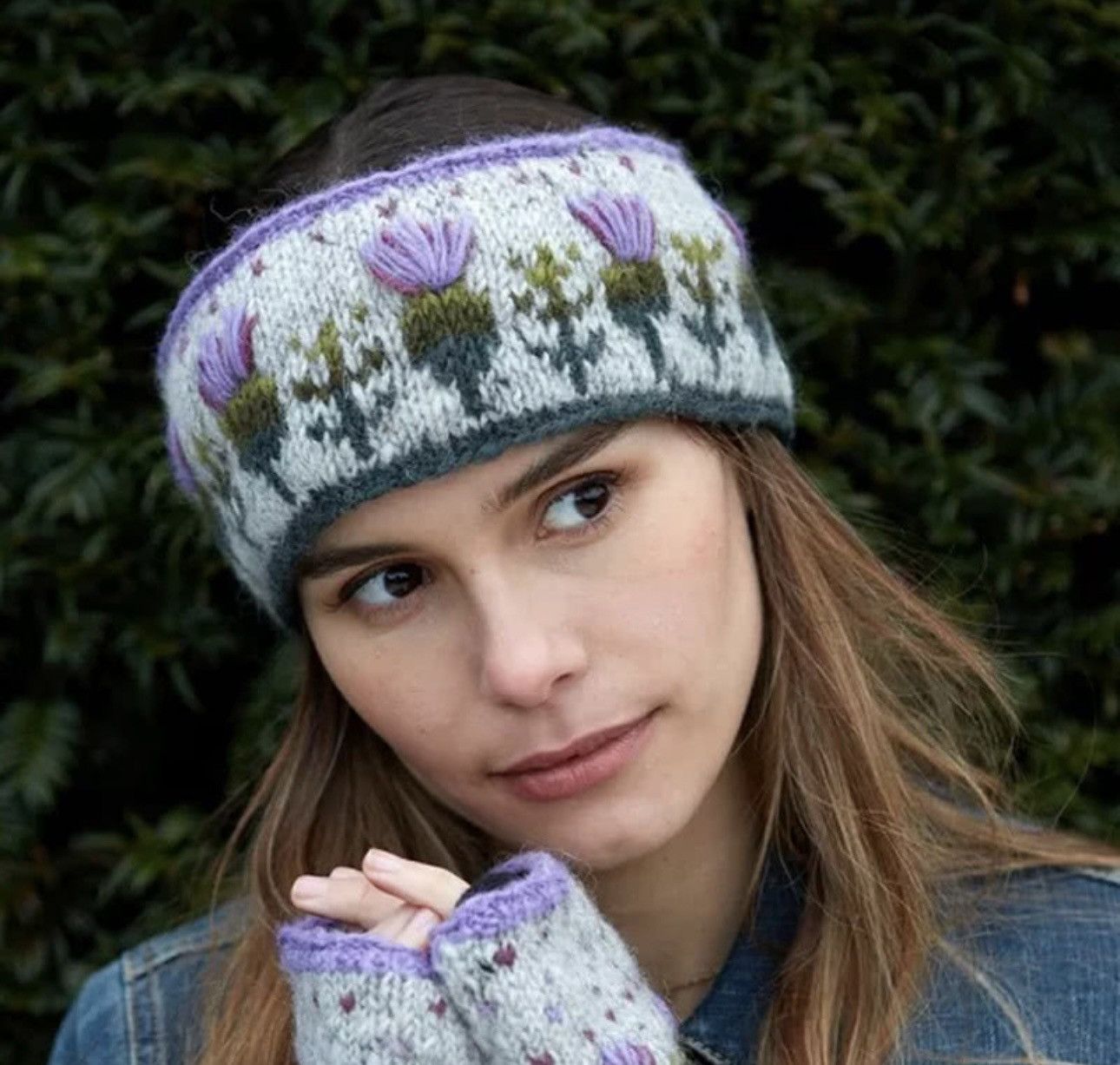 Dale Of Norway New Pachamama Thistle Headband 100% Wool Size ONE SIZE - 1 Thumbnail