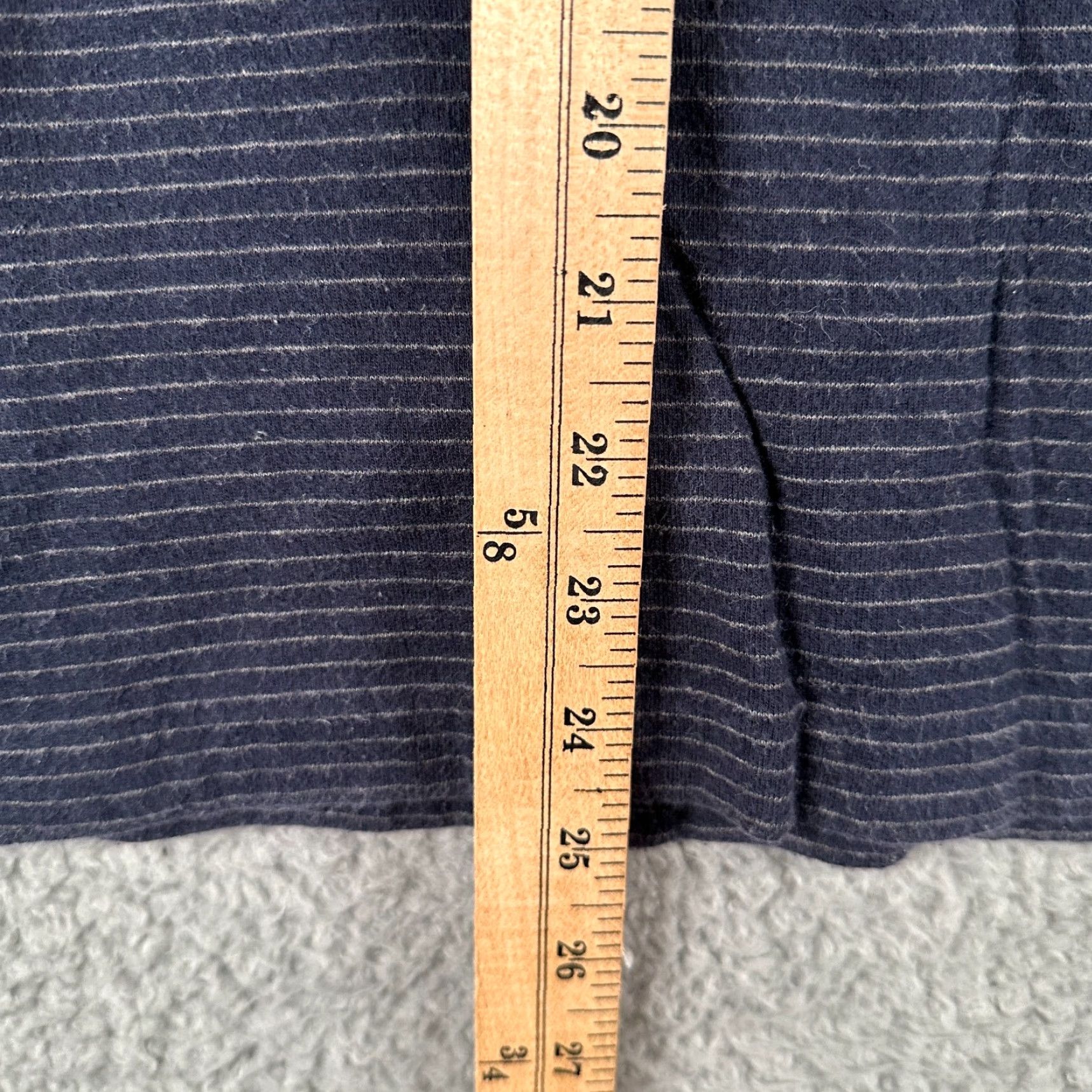 Polo Ralph Lauren VINTAGE Polo Ralph Lauren Sweatshirt Mens Large Navy Striped 90s Crewneck Pony Size US L / EU 52-54 / 3 - 6 Thumbnail