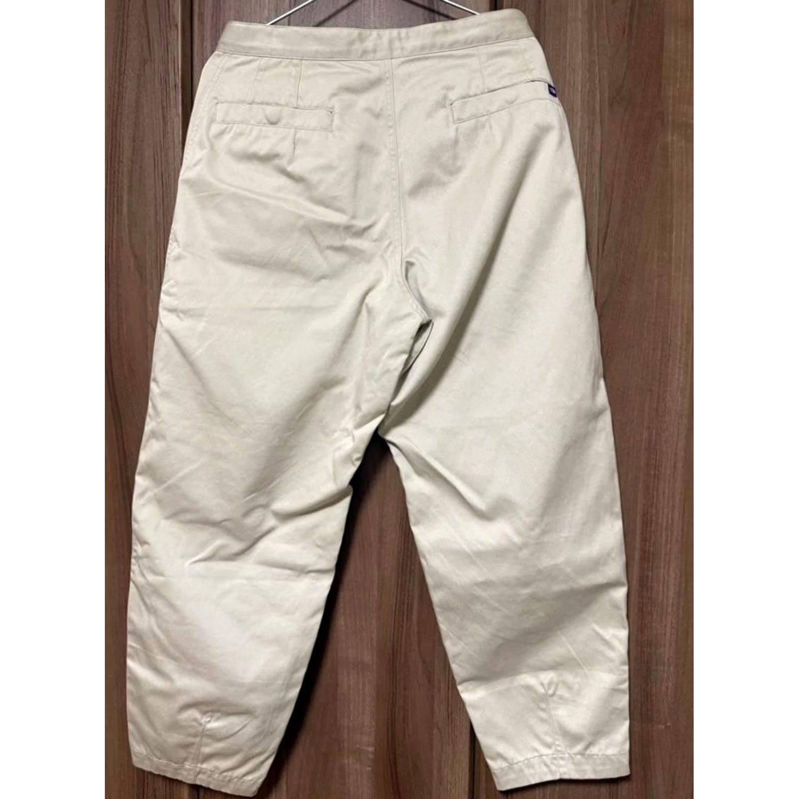 The North Face Purple Label THE NORTH FACE PURPLE LABEL Pants Stretch Twill Wide Tapered Size 30 Light Beige Men Regular Cotton Polyester NA Size US 30 / EU 46 - 2 Thumbnail