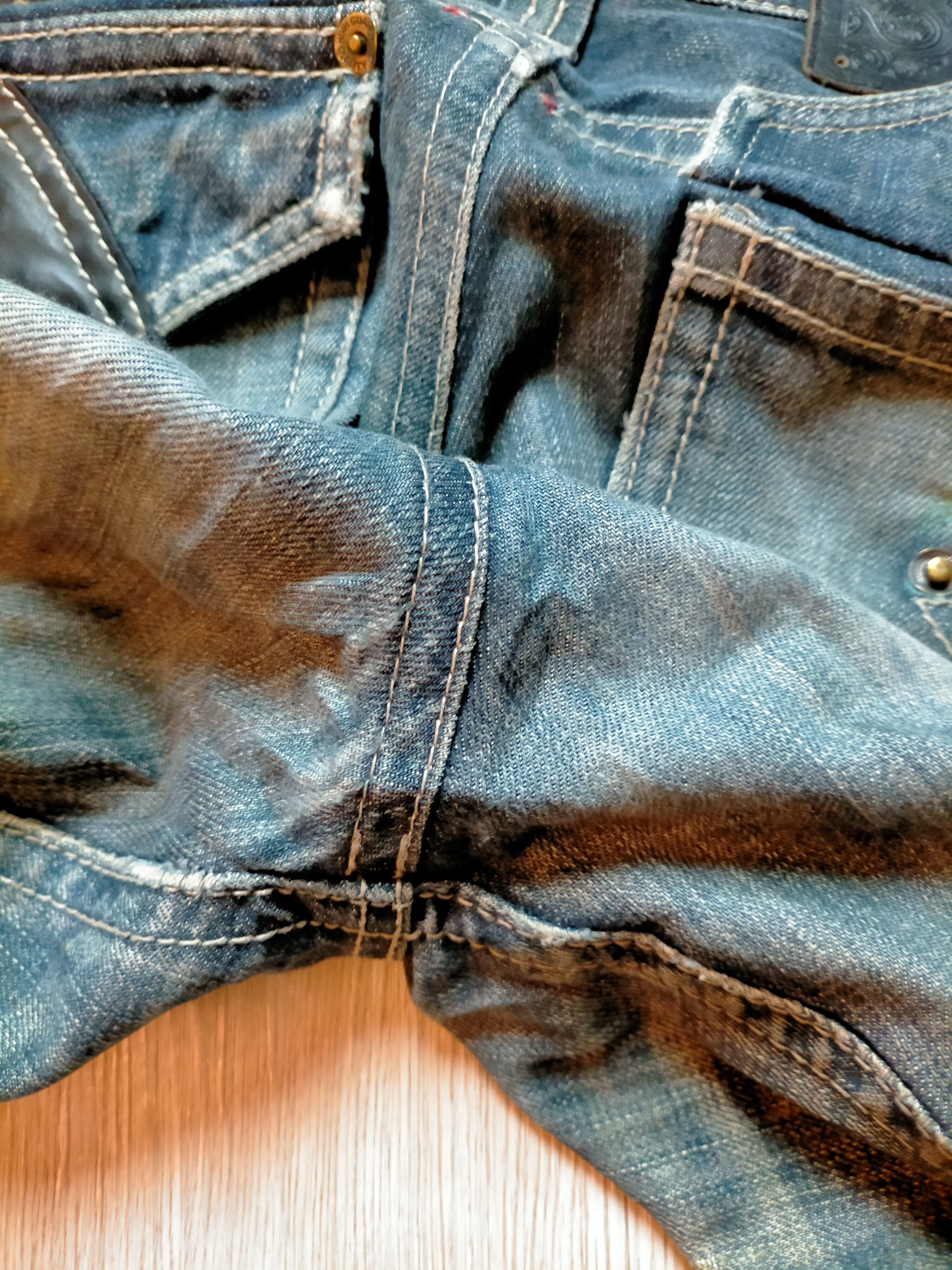 If Six Was Nine × Japanese Brand Flare Jeans Semantic Design Leather pocket Boot cut Denim Size US 31 - 19 Thumbnail
