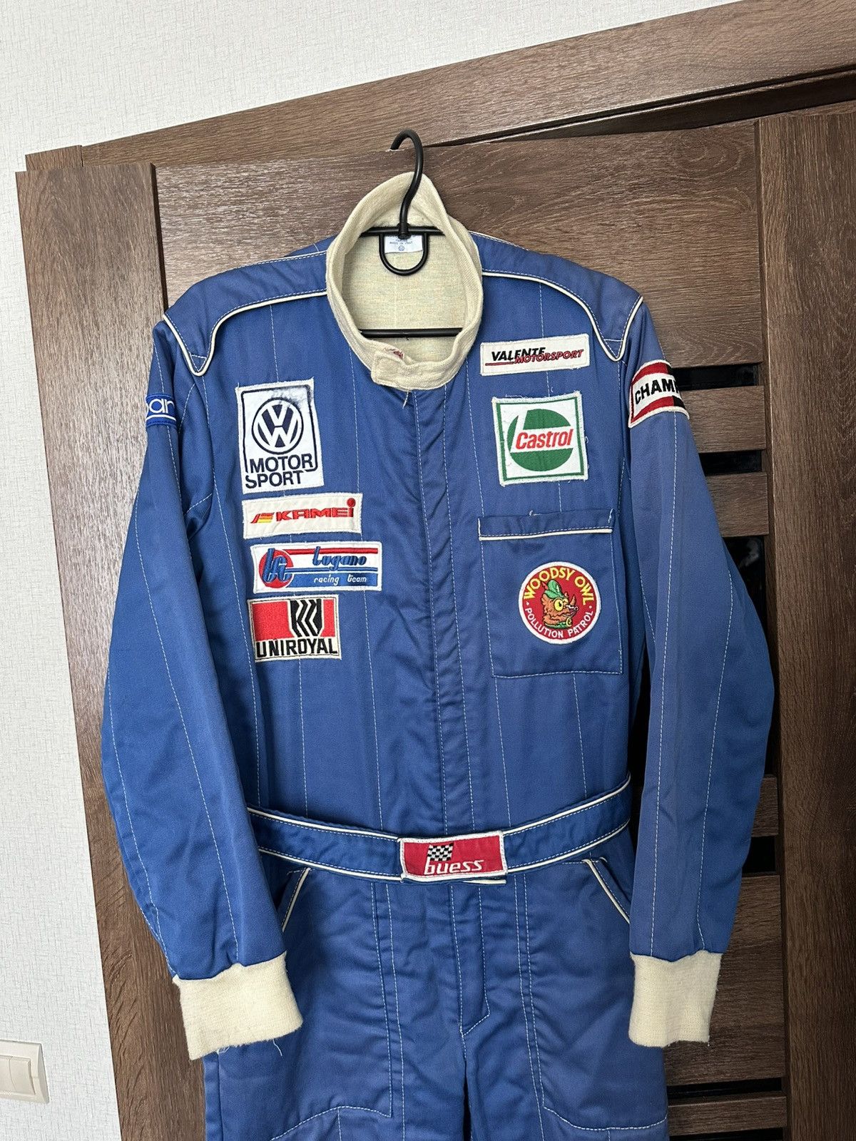 Vintage Volkswagen Vintage Racing Overall Jacket Pants 80s Size US 34 / EU 50 - 4 Thumbnail