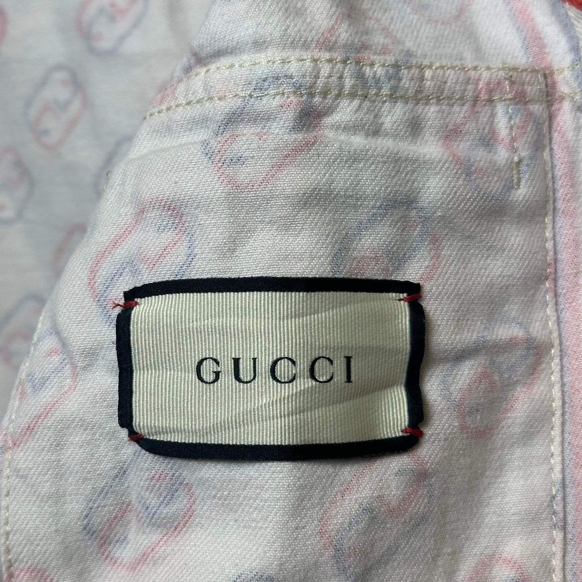 Gucci GUCCI MONOGRAM “GC” JEANS JACKET Size US M / EU 48-50 / 2 - 4 Thumbnail