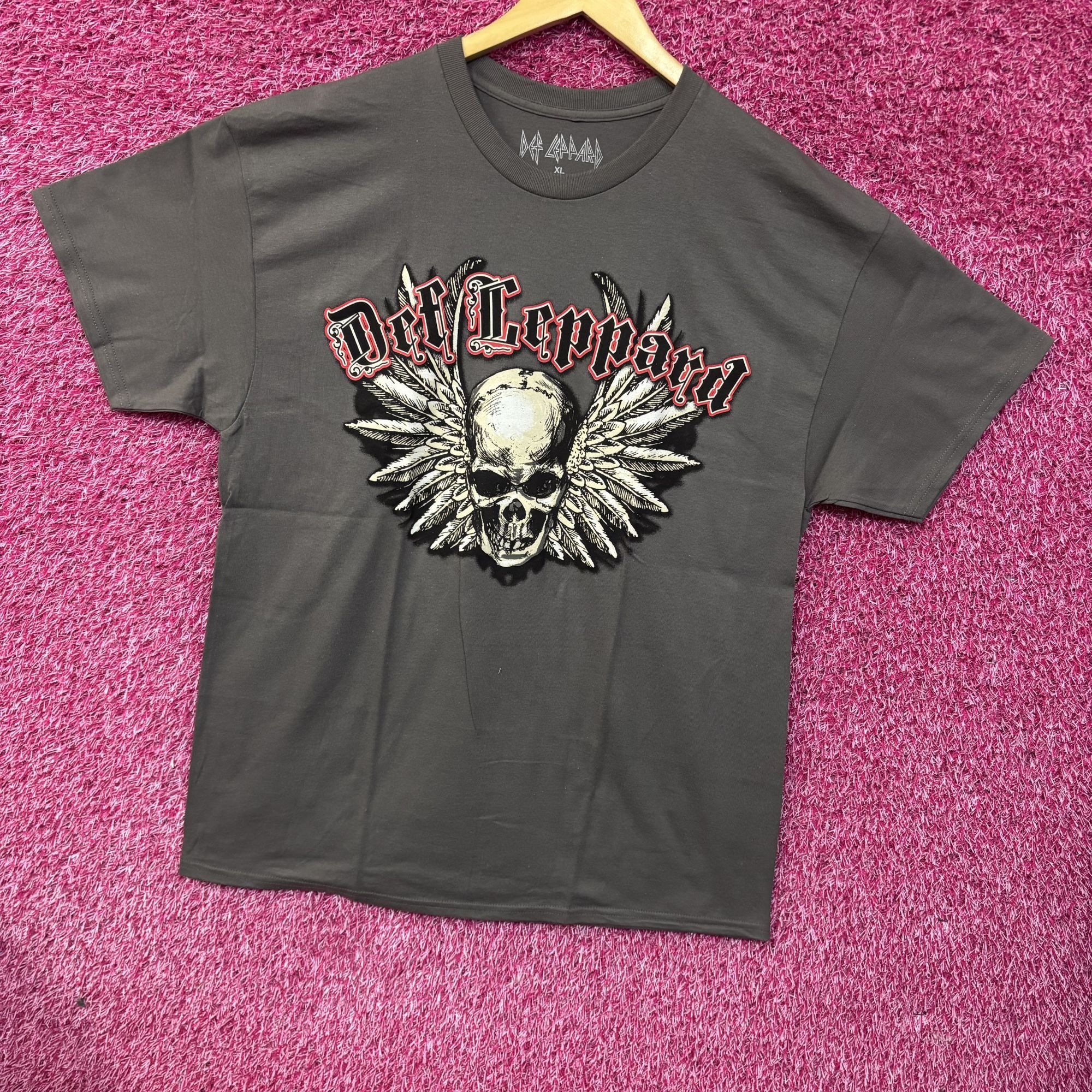 Def Leppard Def Leppard Winged Skill Graphic Gray T-Shirt XL Size US XL / EU 56 / 4 - 3 Thumbnail