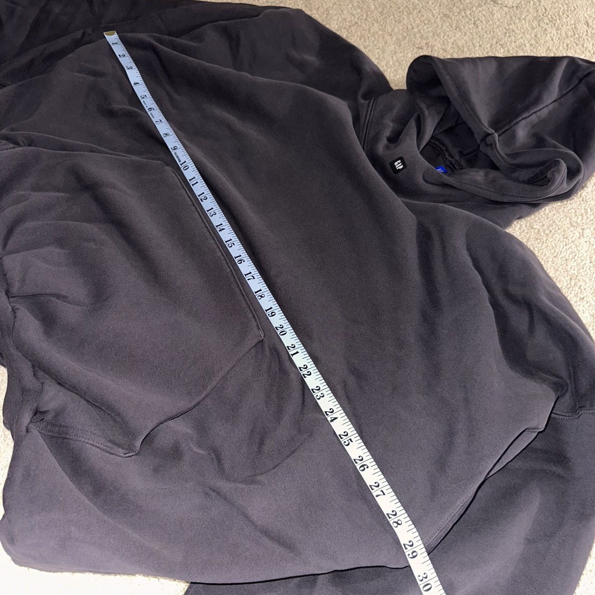 Balenciaga × Gap × Yeezy Yeezy Gap Logo Hoodie Size US S / EU 44-46 / 1 - 5 Thumbnail