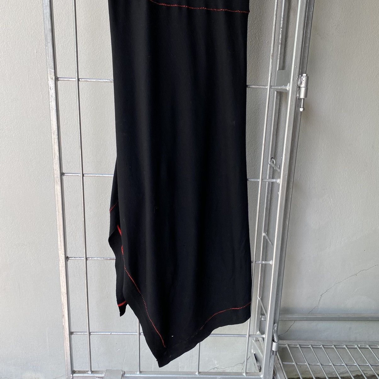 Issey Miyake ISSEY MIYAKE Black Asymmetrical Stitch Dress Size XS / US 0-2 / IT 36-38 - 25 Thumbnail