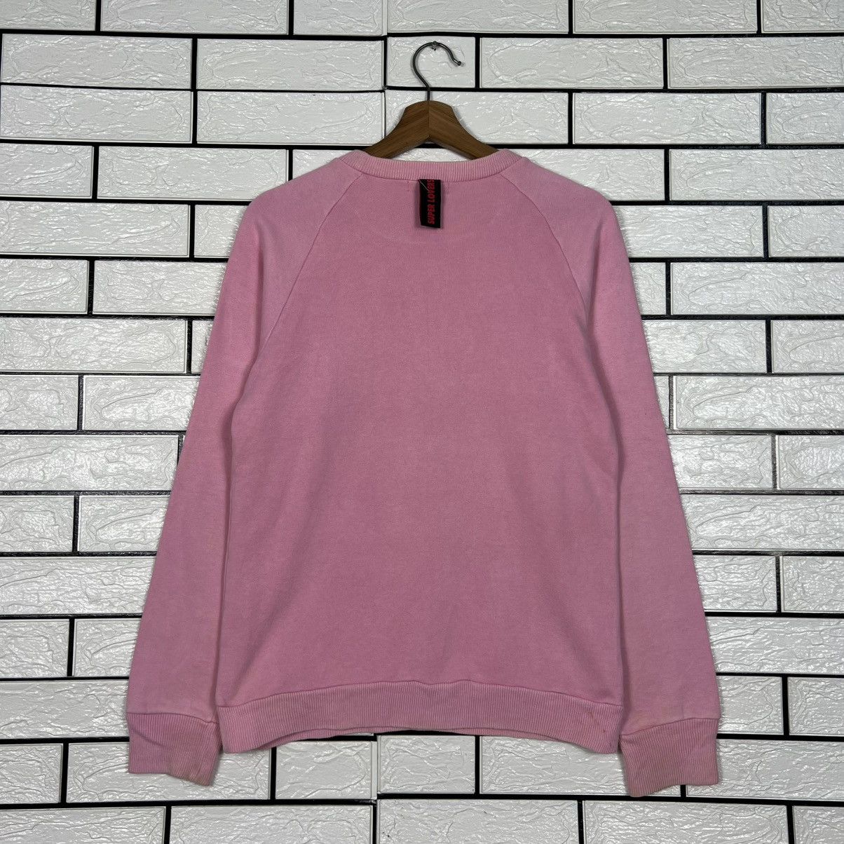 Super Lovers SUPER LOVERS Lovers Rock Big Logo Pink Sweatshirt #4000-C182 Size M / US 6-8 / IT 42-44 - 12 Thumbnail