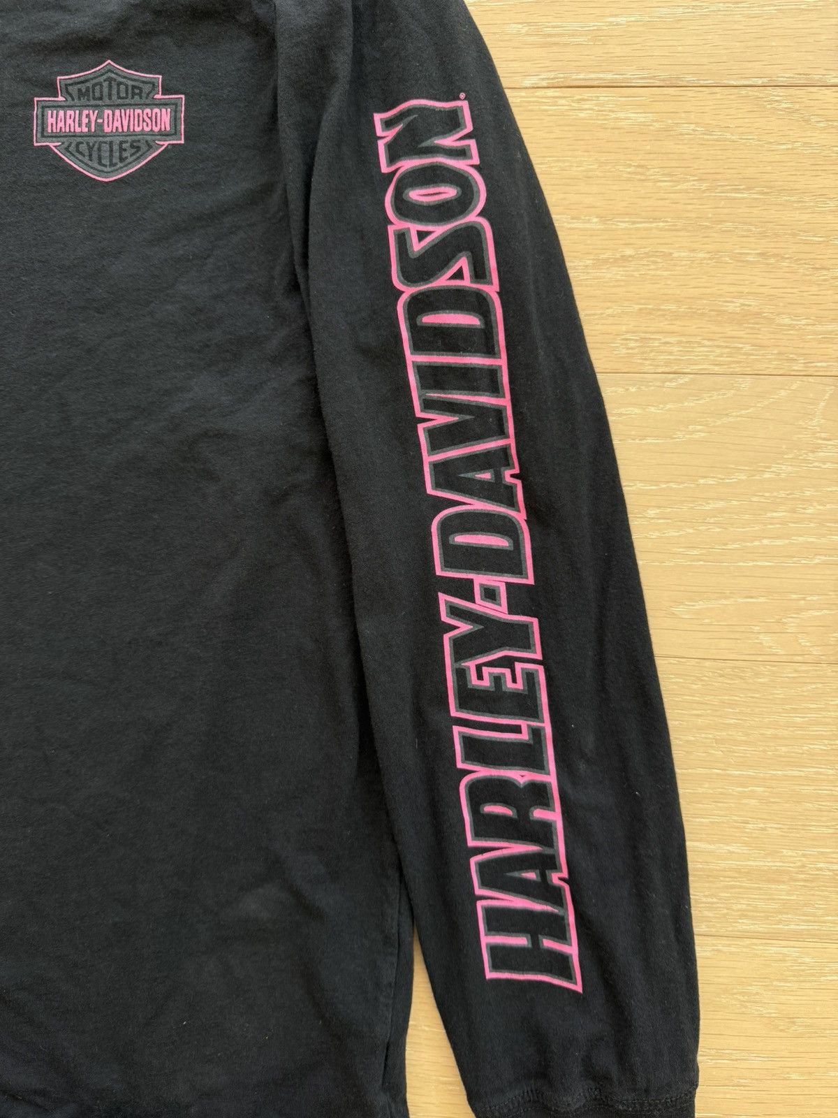 Harley Davidson Y2K Harley Davidson Motorcycles cropped women long sleeve Size L / US 10 / IT 46 - 3 Thumbnail