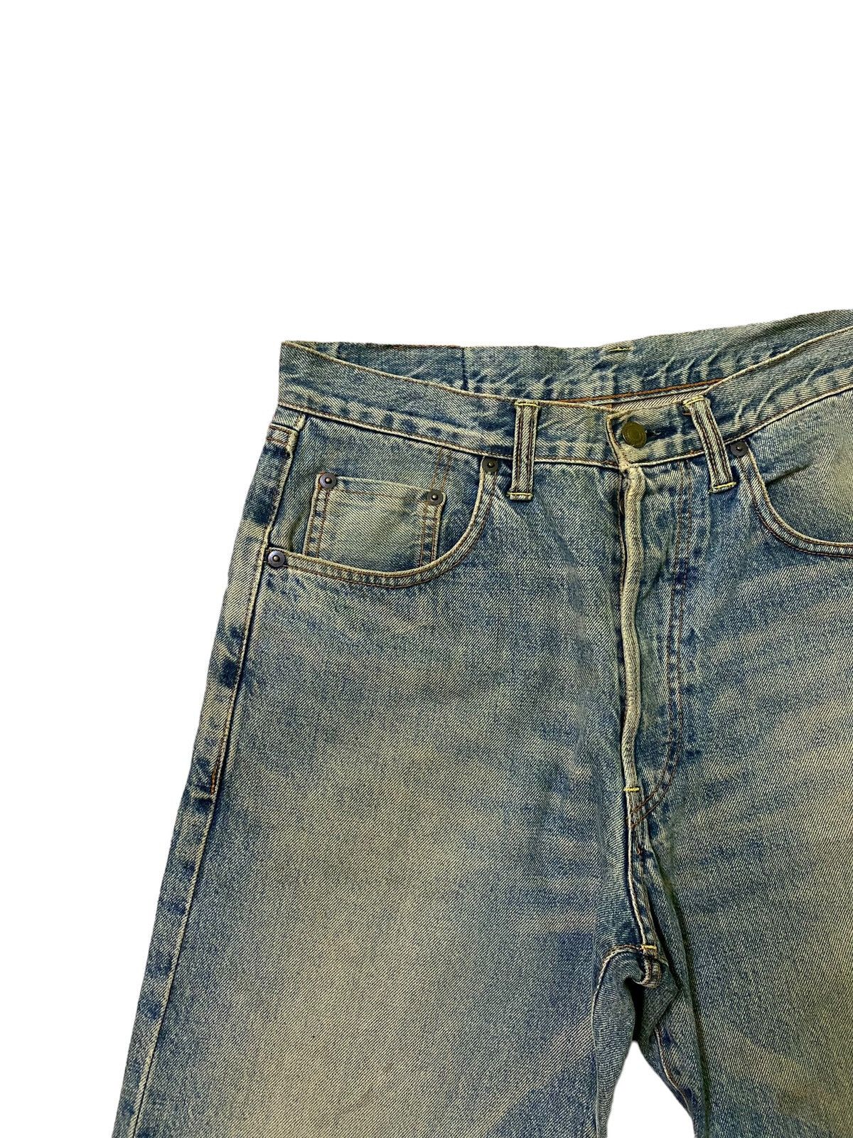 Hysteric Glamour × Vintage Studio D'ARTISAN Balenciaga Style Distressed Selvedge Jeans Size US 29 - 4 Thumbnail