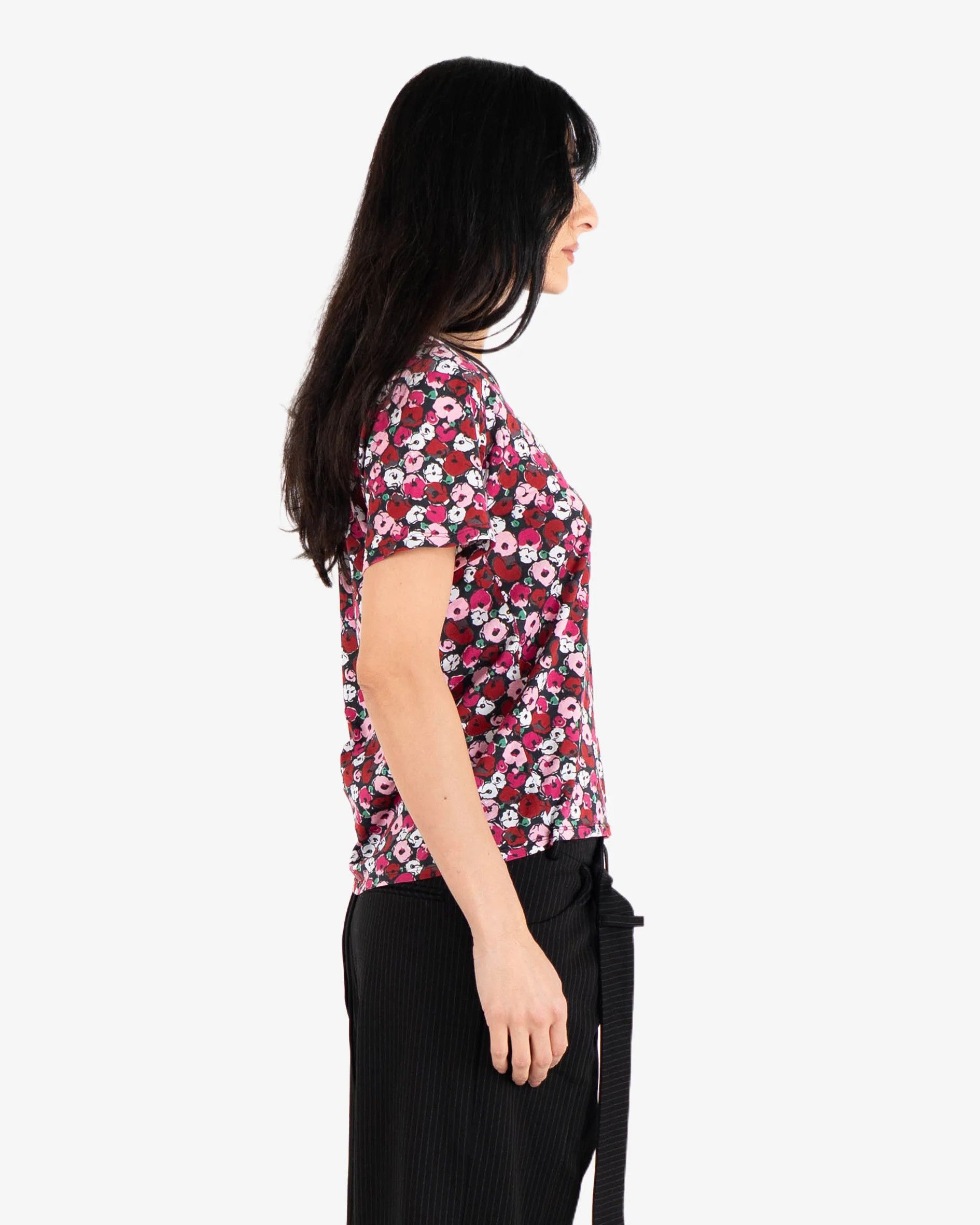 Saint Laurent Paris Floral Printed Multicolor T-Shirt Regular price Size S / US 4 / IT 40 - 7 Thumbnail
