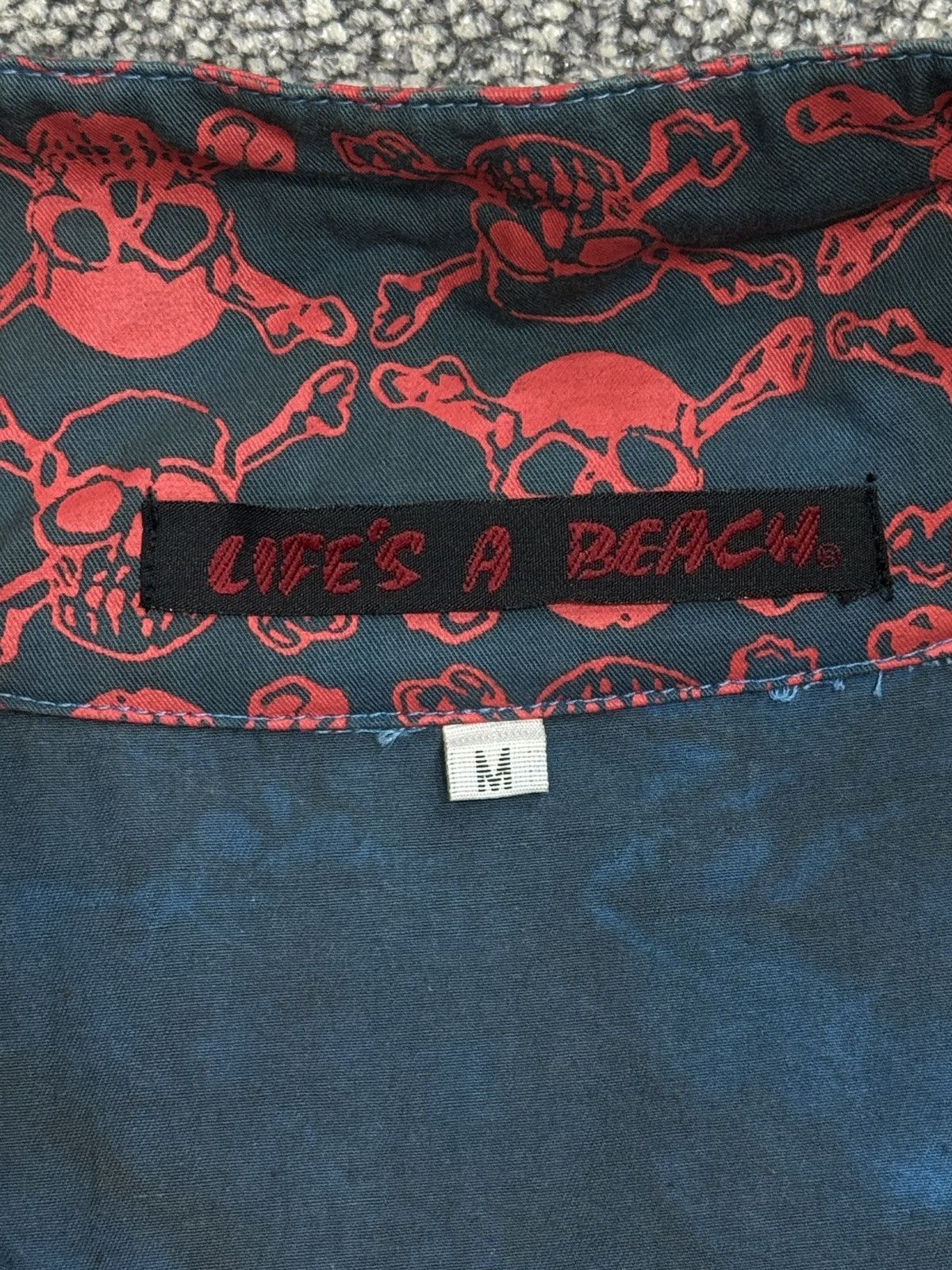 Life's a Beach × Vintage LIFE'S A BEACH Skull Jacket Size US M / EU 48-50 / 2 - 10 Thumbnail