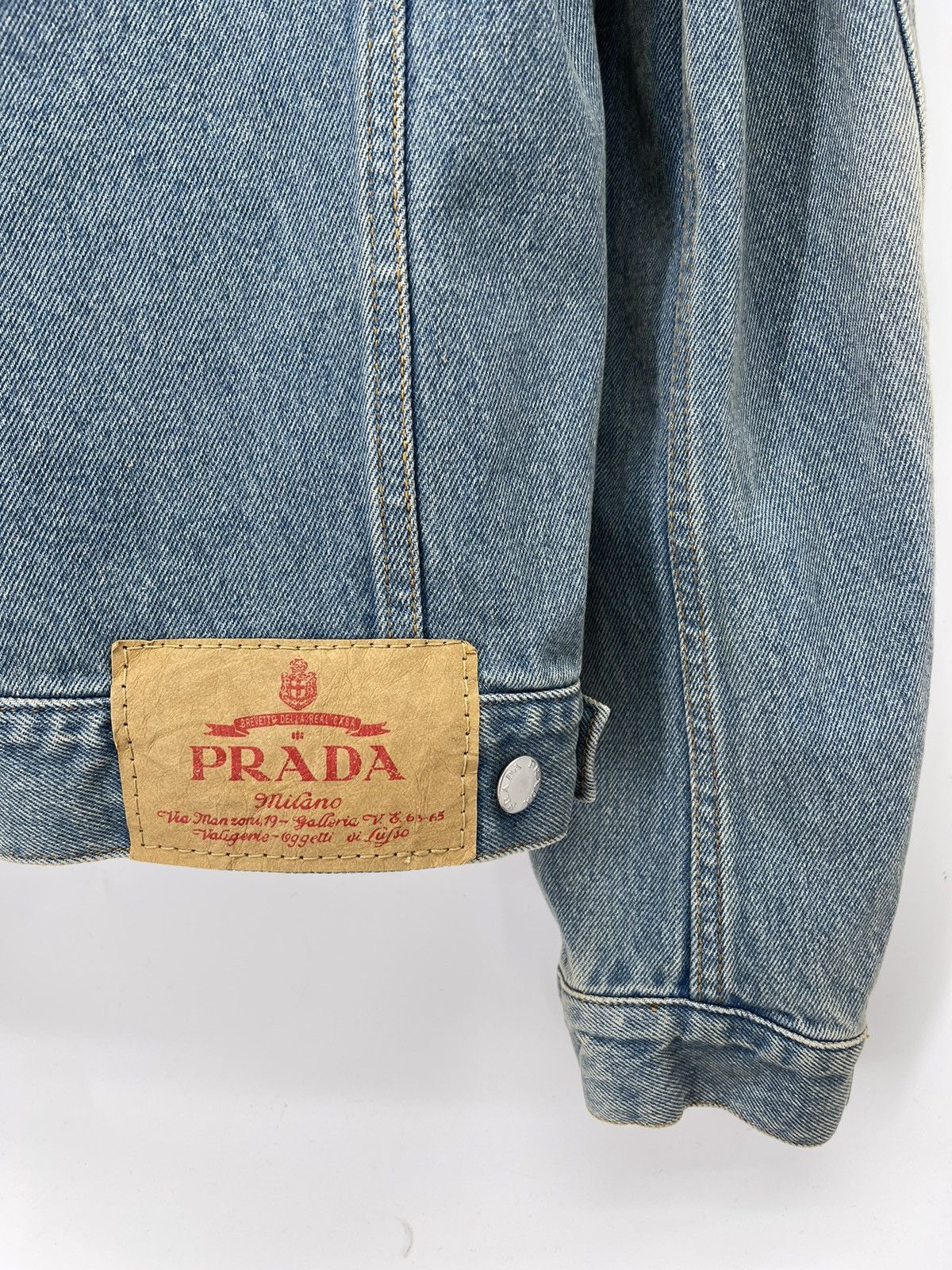 Prada Prada Denim Jacket Size M Size US M / EU 48-50 / 2 - 6 Thumbnail