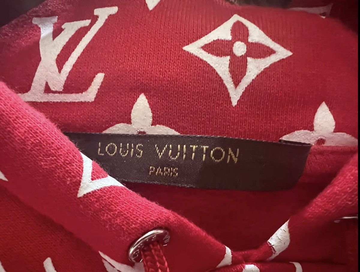 Louis Vuitton × Supreme Supreme Louis Vuitton Box logo hooded sweatshirt hoodie Size US M / EU 48-50 / 2 - 4 Thumbnail