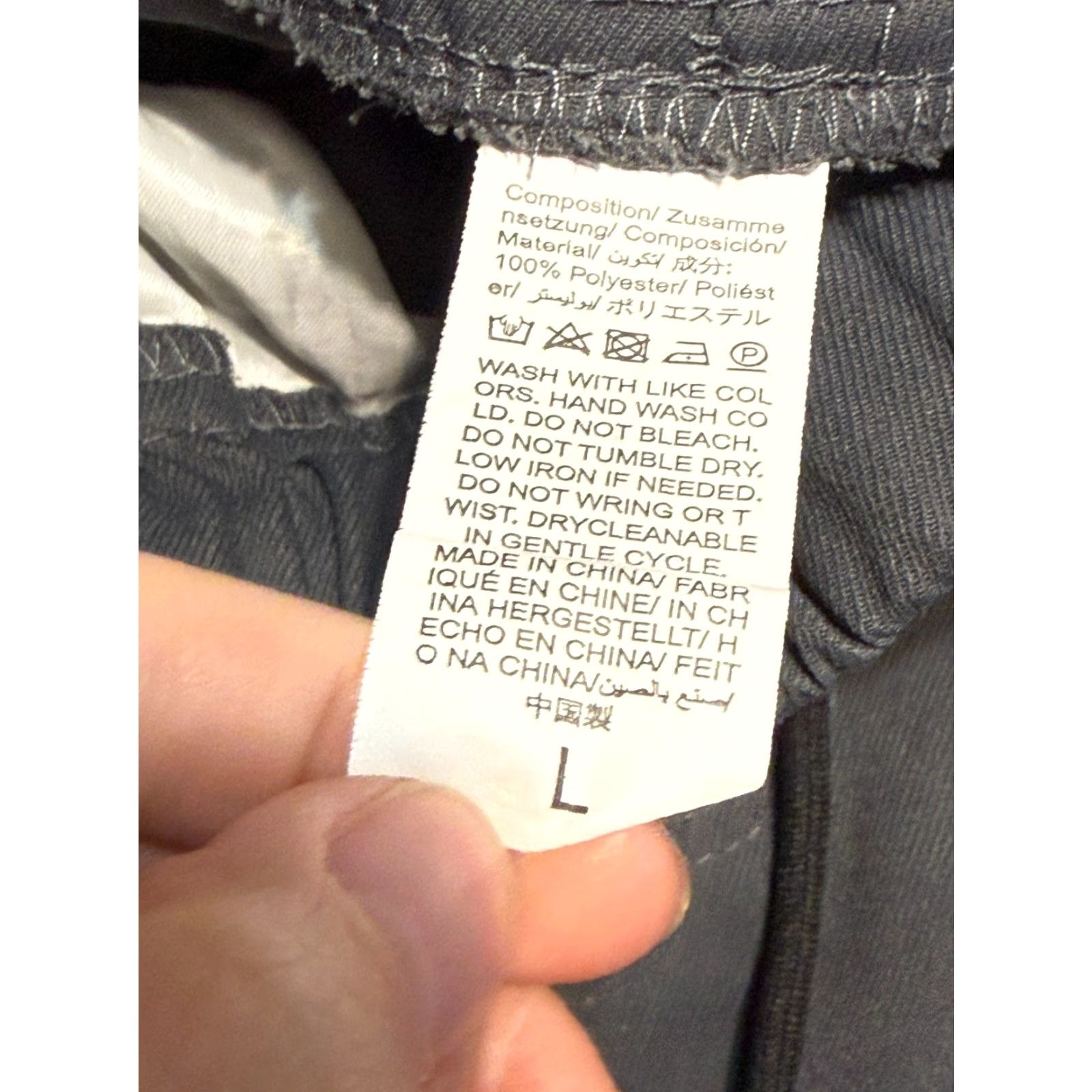 Vintage HKS Cargo Shorts Men Size Large Gray Tie Waist Side Pockets Pull On Size US 33 - 4 Thumbnail