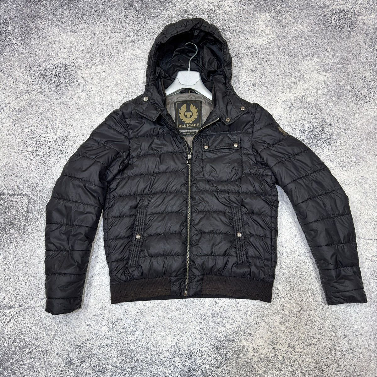Belstaff Belstaff Mens Hooded Down Jacket 50size M Size US M / EU 48-50 / 2 - 1 Thumbnail