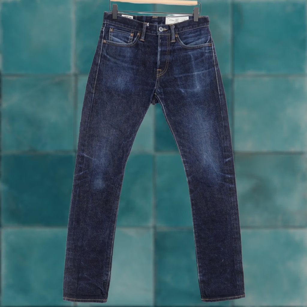 Rogue Territory Rogue Territory Jeans Slim Straight 29 Blue Selvedge Button Fly 5-Pocket Denim Mens Size US 29 - 1 Thumbnail