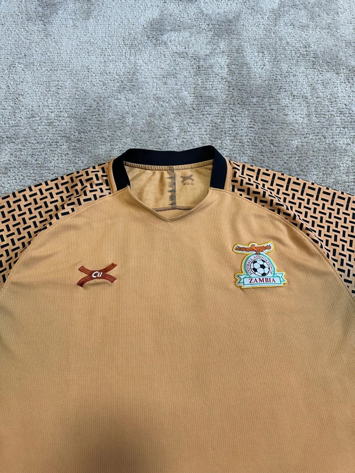 Other ZAMBIA 2018/2019 HOME FOOTBALL SHIRT SOCCER JERSEY KIT Size US XL / EU 56 / 4 - 3 Thumbnail