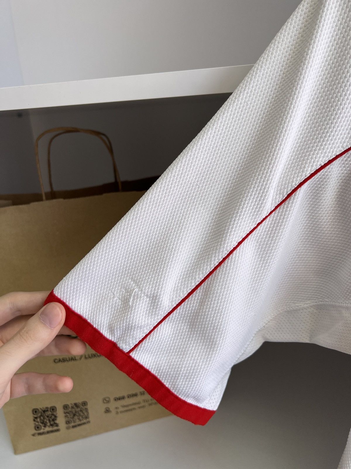Nike × Vintage Vintage Nike Tennis Jersey Size US S / EU 44-46 / 1 - 18 Thumbnail