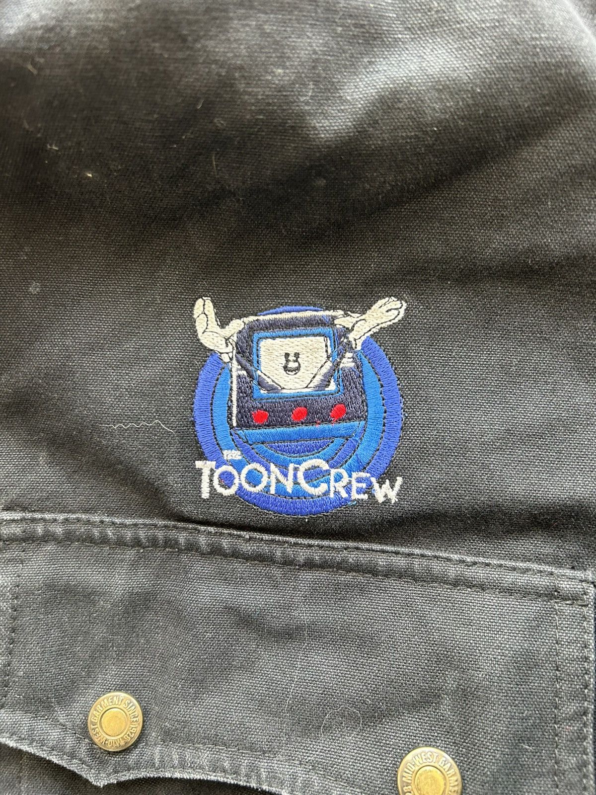 Anime Vintage Cartoon Crew Anime Embroider Workwear Chore Jacket Size US XL / EU 56 / 4 - 3 Thumbnail