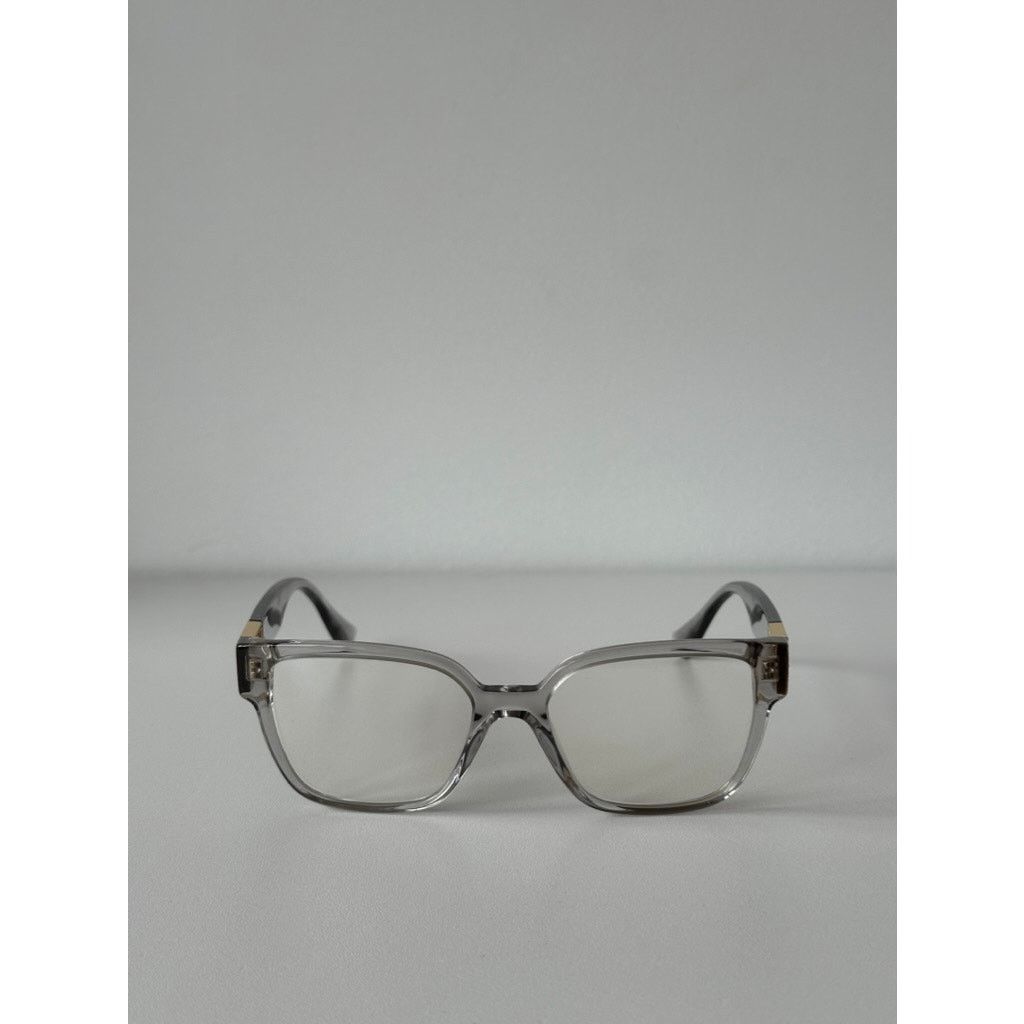 Versace NEW Versace VE3329-B Grey Clear Square Eyeglasses Frames Size ONE SIZE - 3 Thumbnail