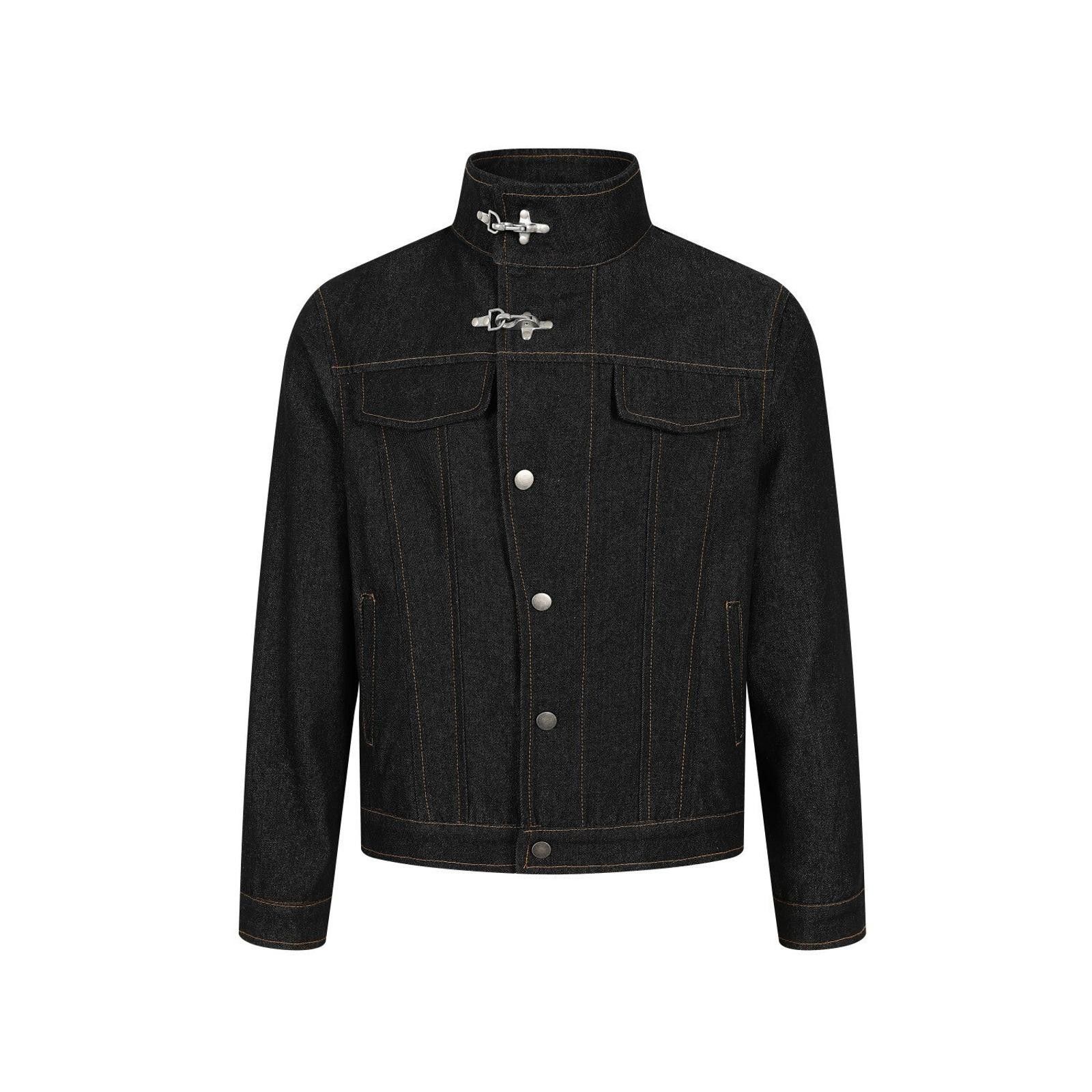 Other Washed Clasp-Button Denim Jacket Size US 32 / EU 48 - 5 Thumbnail