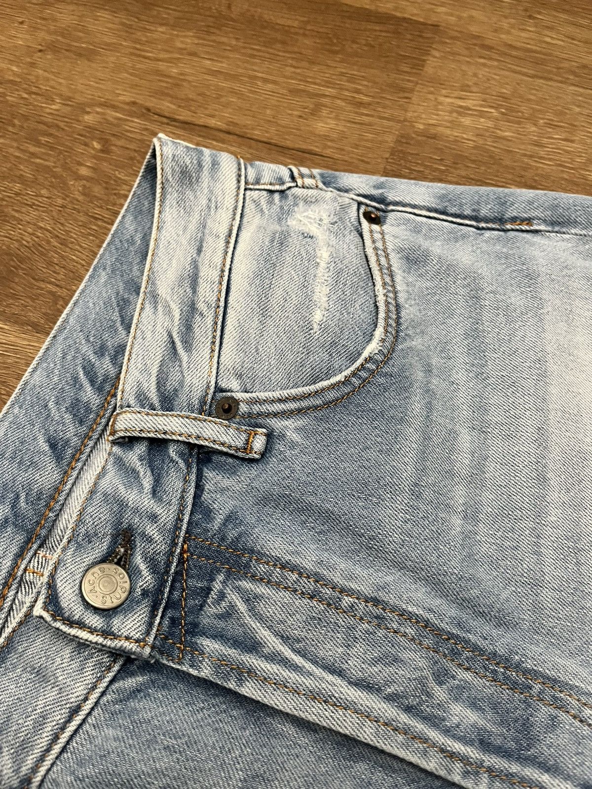 Acne Studios Aene Studios 1981M FN Light Blue Vintage Size US 32 / EU 48 - 5 Thumbnail