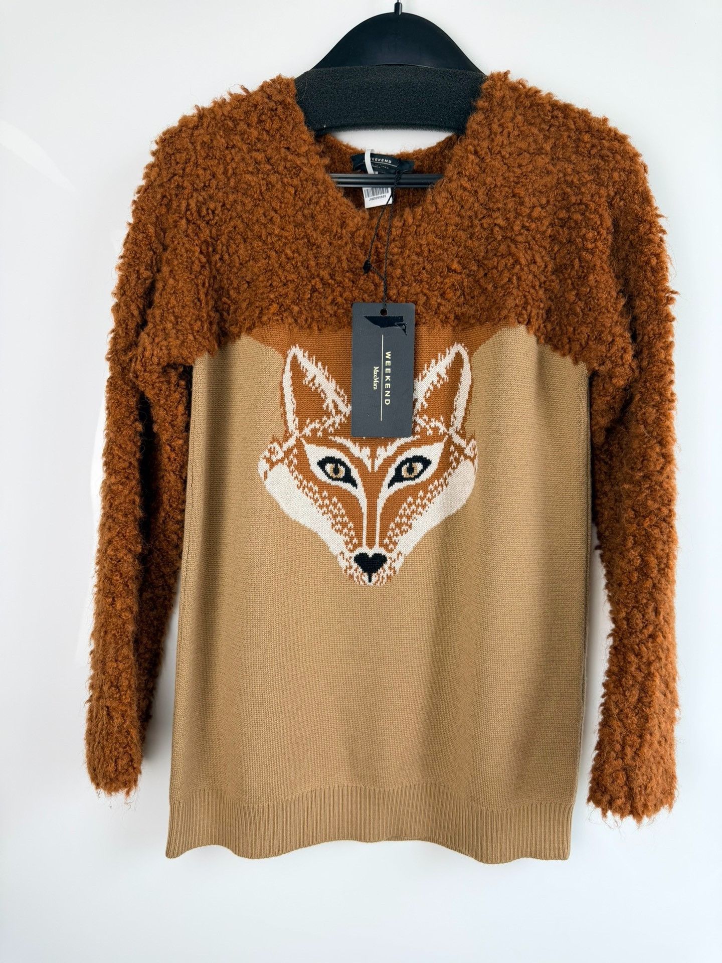 Max Mara Max Mara Patchwork Brown Sweater XS Women Size XS / US 0-2 / IT 36-38 - 1 Thumbnail