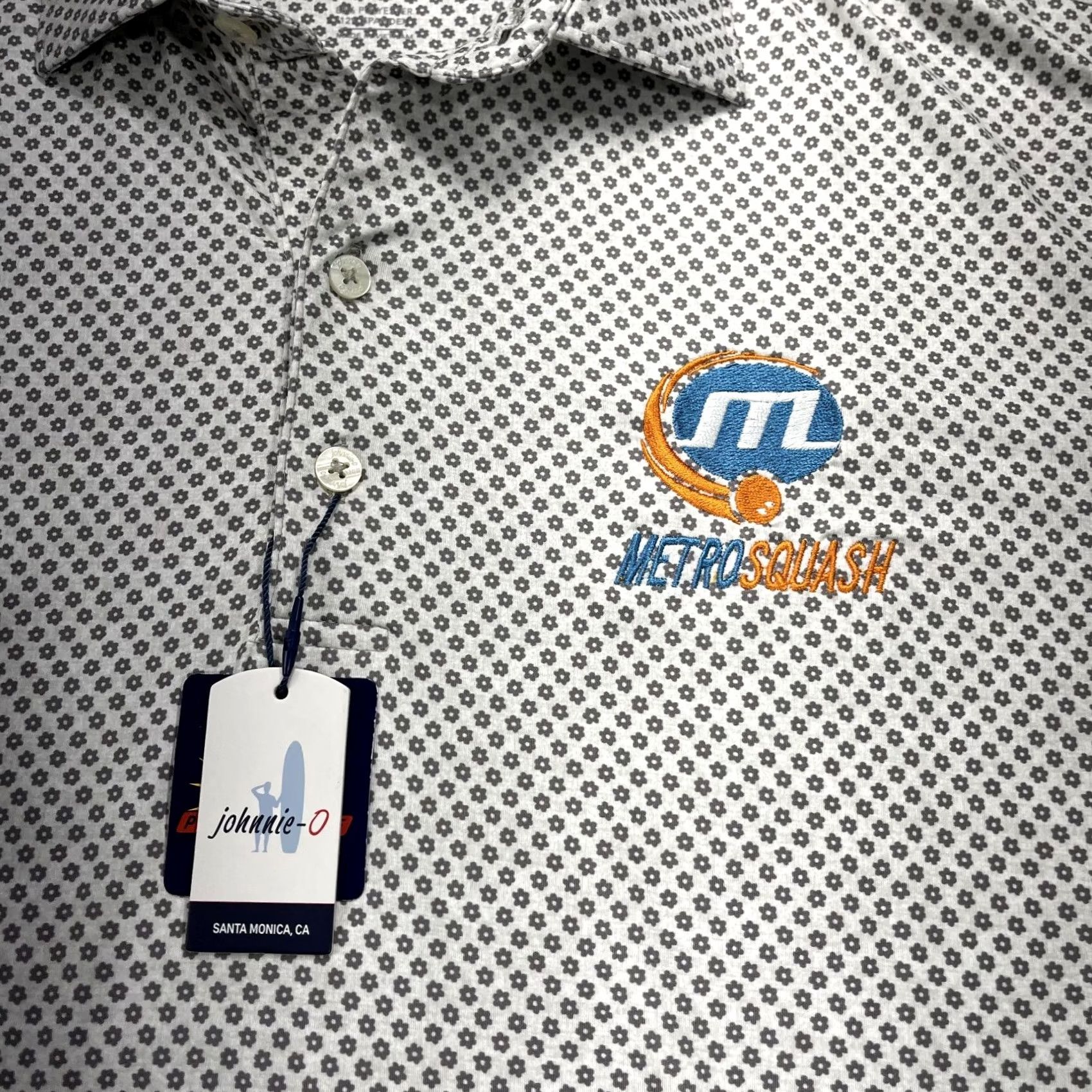 johnnie-O johnnie-O Polo Shirt Mens L Gray Tegan Featherweight Golf Logo NWT Size US L / EU 52-54 / 3 - 3 Thumbnail
