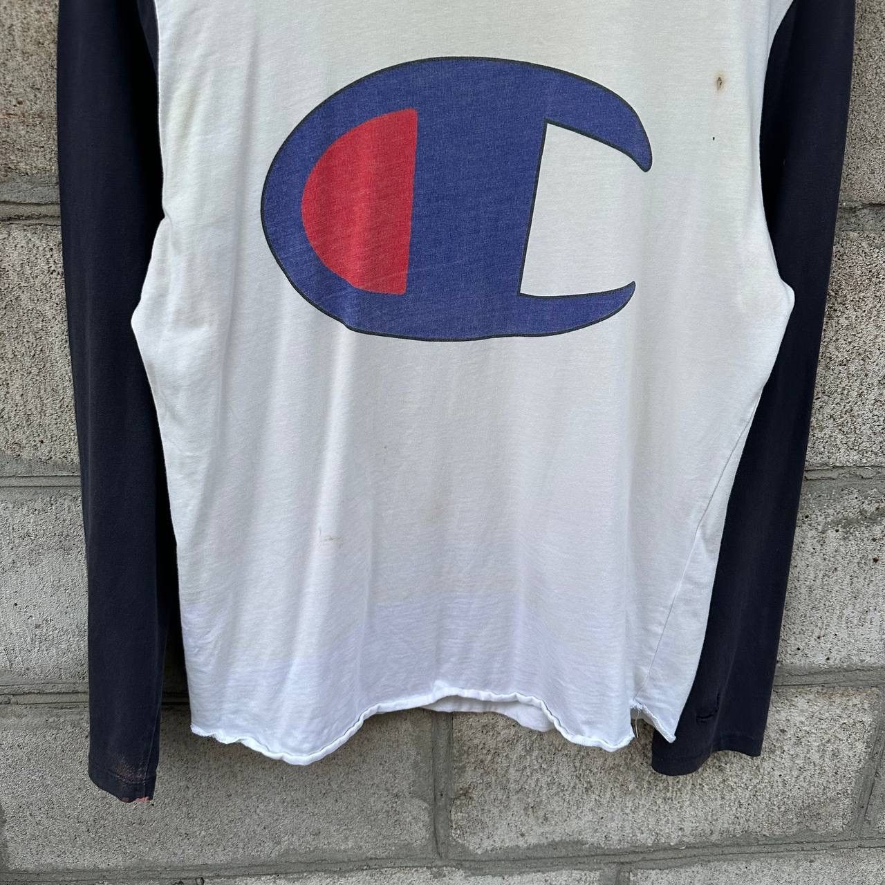 Champion VTG Champion T-shirts Size M Y2K 00s USA Trashed Trend Size US M / EU 48-50 / 2 - 3 Thumbnail
