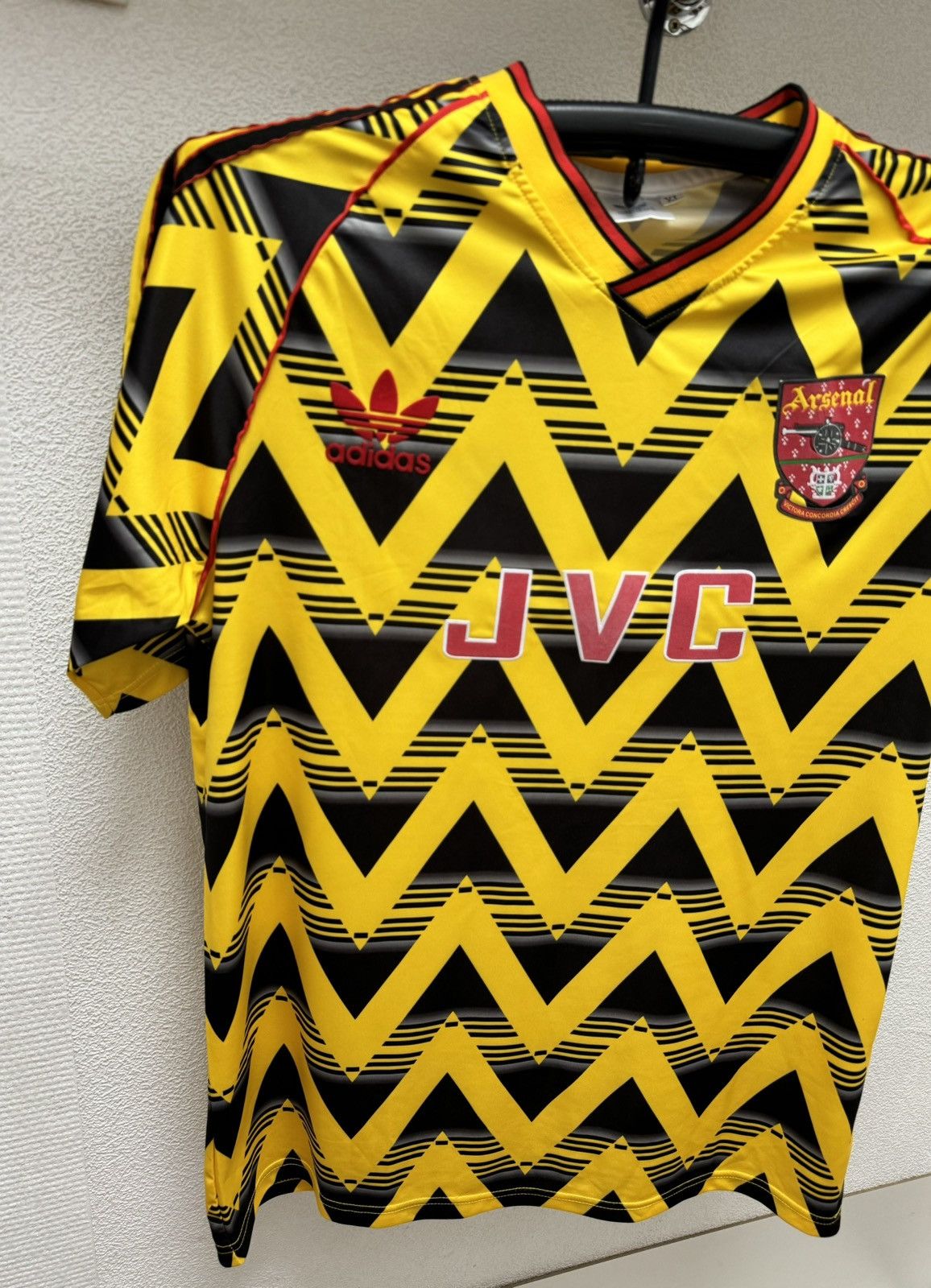 Vintage Wright 8 Arsenal Jvc adidas soccer jersey Xl vintage rare Size US XL / EU 56 / 4 - 5 Thumbnail