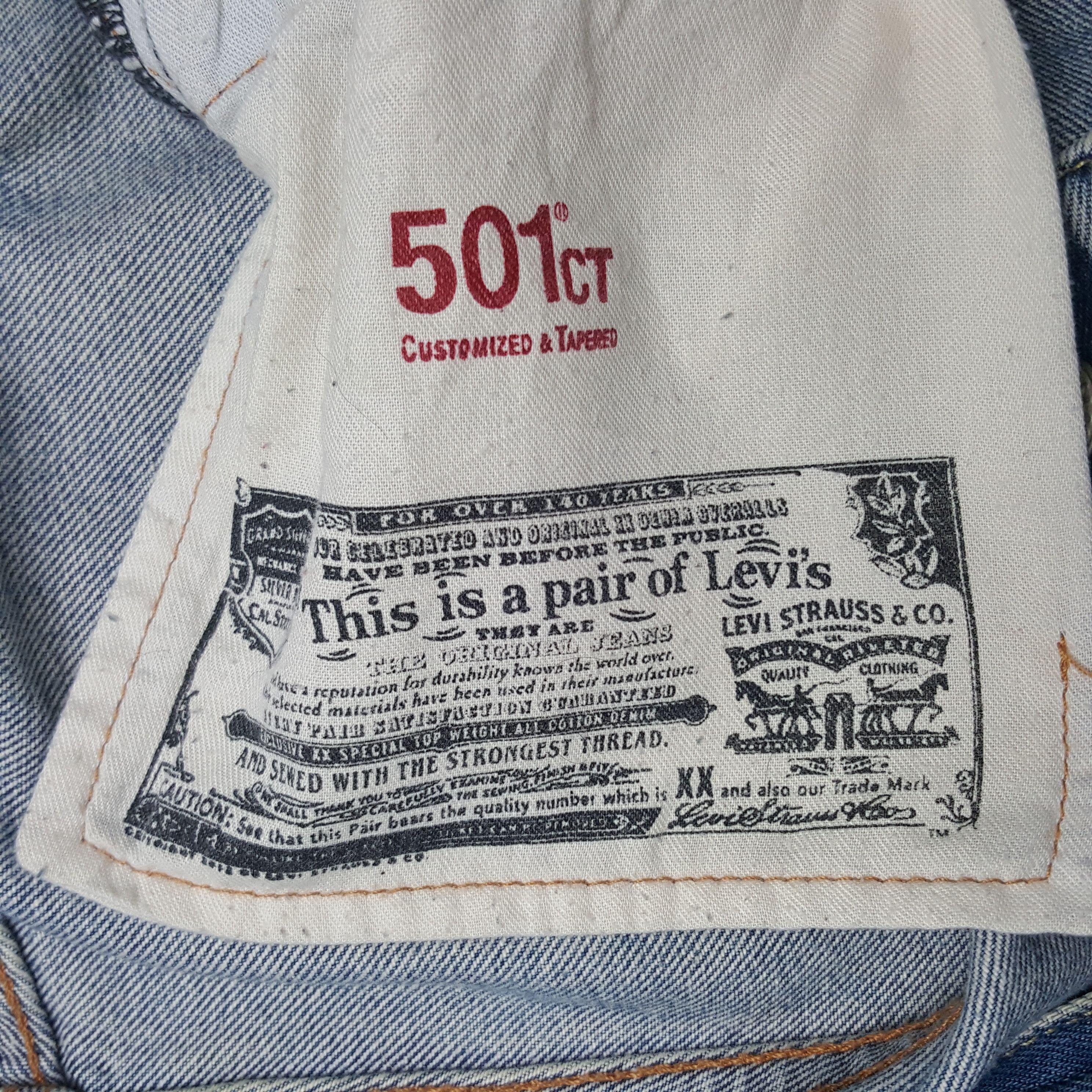 Levi's × Vintage Vintage Levi's 501 Distressed Style Denim Jeans Size US 32 / EU 48 - 16 Thumbnail