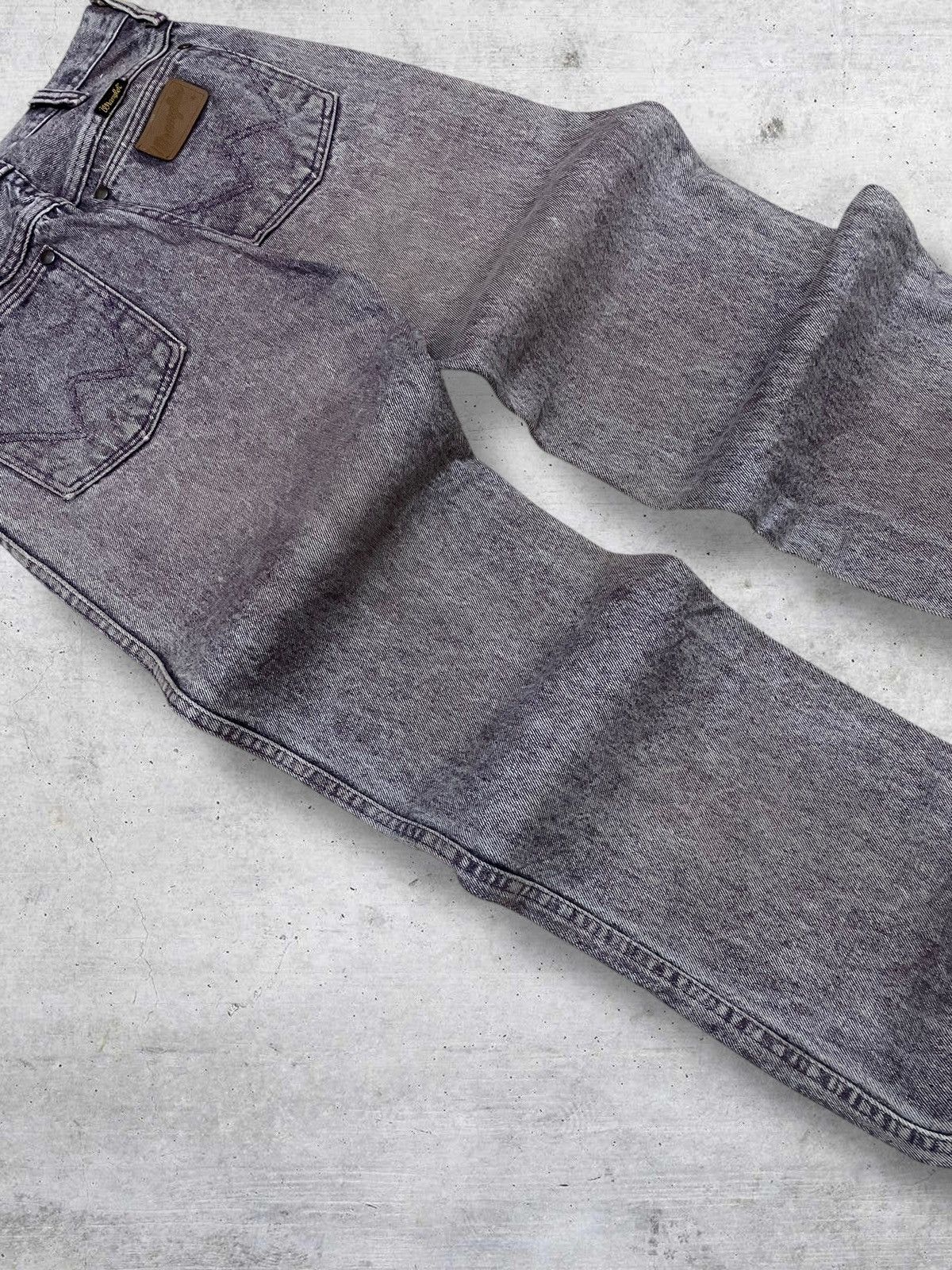 Wrangler VINTAGE WRANGLER DESIGNER USA OG PURPLE FADED POP DENIM Size US 27 - 16 Thumbnail