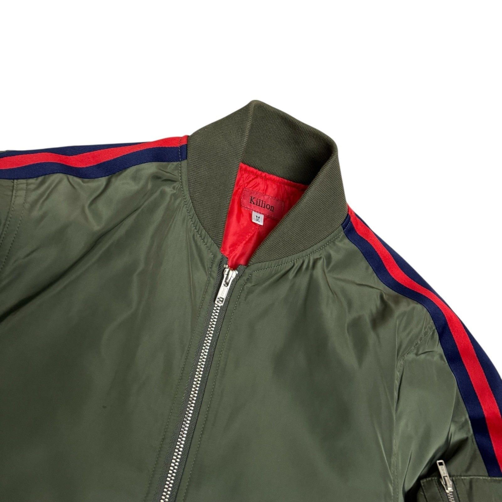 Killion KILLION Designer Streetwear Army Bomber Coat Jacket Medium Size US M / EU 48-50 / 2 - 4 Thumbnail