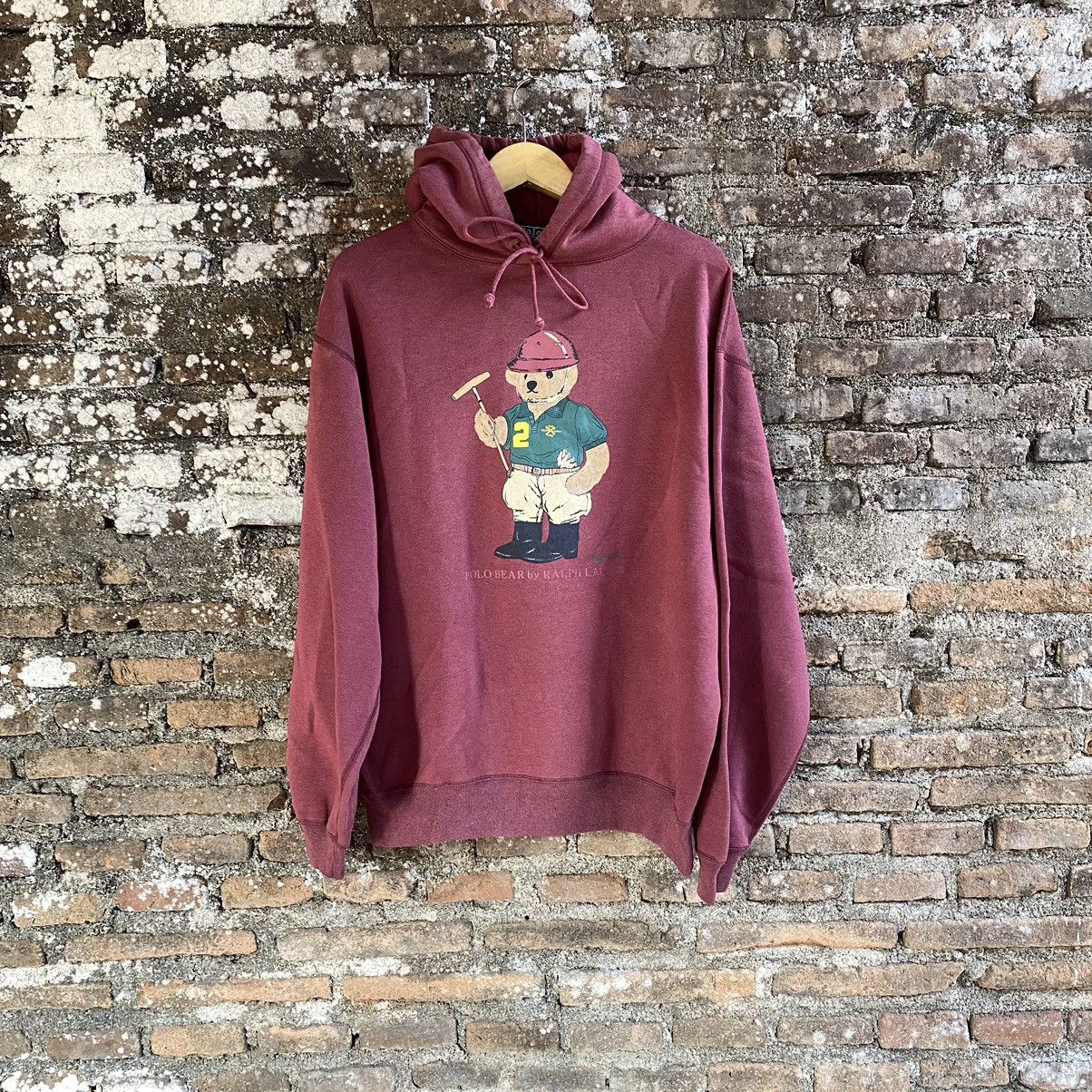 Polo Ralph Lauren × Ralph Lauren × Vintage Vintage Polo Bear ralph lauren pullover hoodie Size US M / EU 48-50 / 2 - 1 Thumbnail