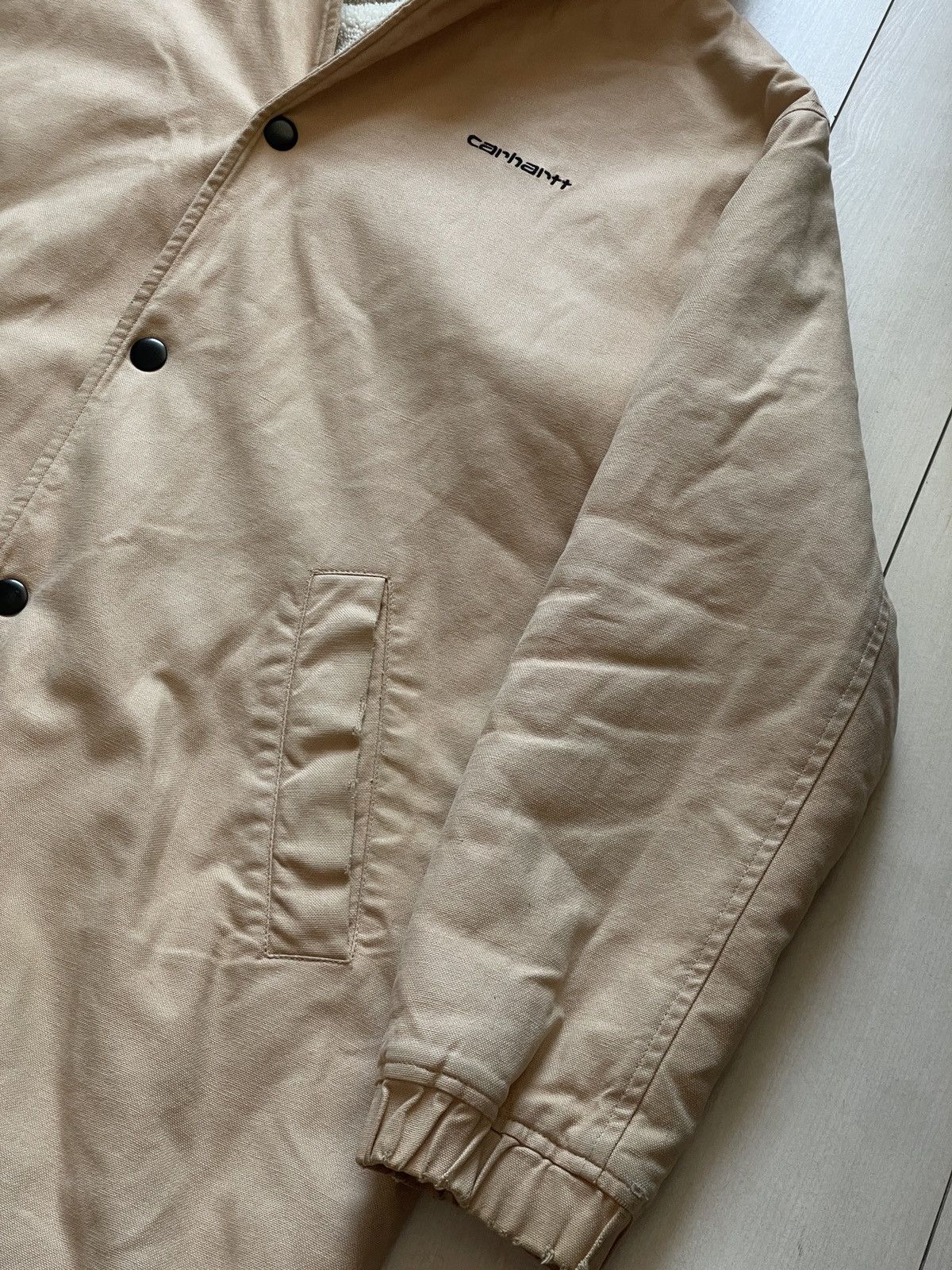 Carhartt Carhartt WIP Active Hooded Script Coach Jacket Size US S / EU 44-46 / 1 - 4 Thumbnail
