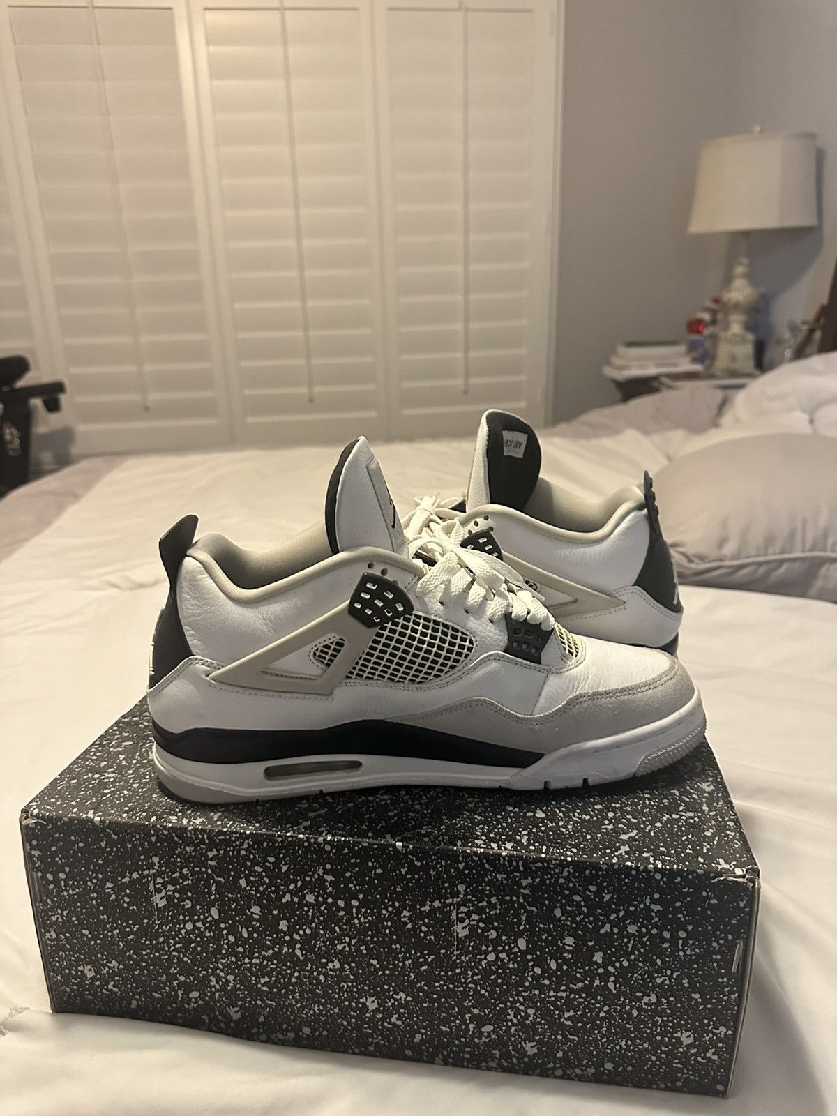 Jordan Brand × Vintage Jordan 4 Military Black Size US 12 / EU 45 - 5 Thumbnail